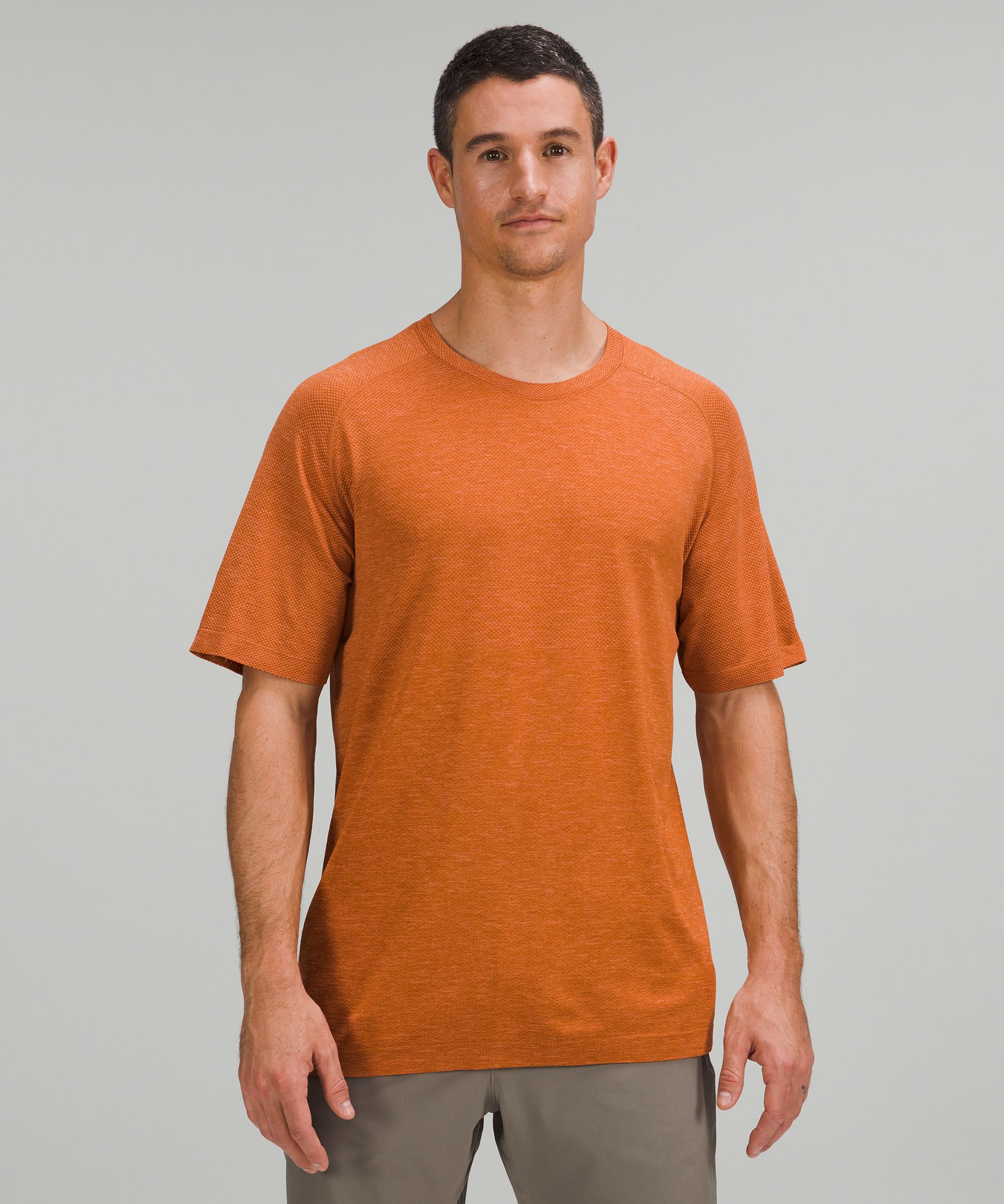 Lululemon Metal Vent Tech Short Sleeve Shirt 2.0 In Highlight Orange/butternut Brown