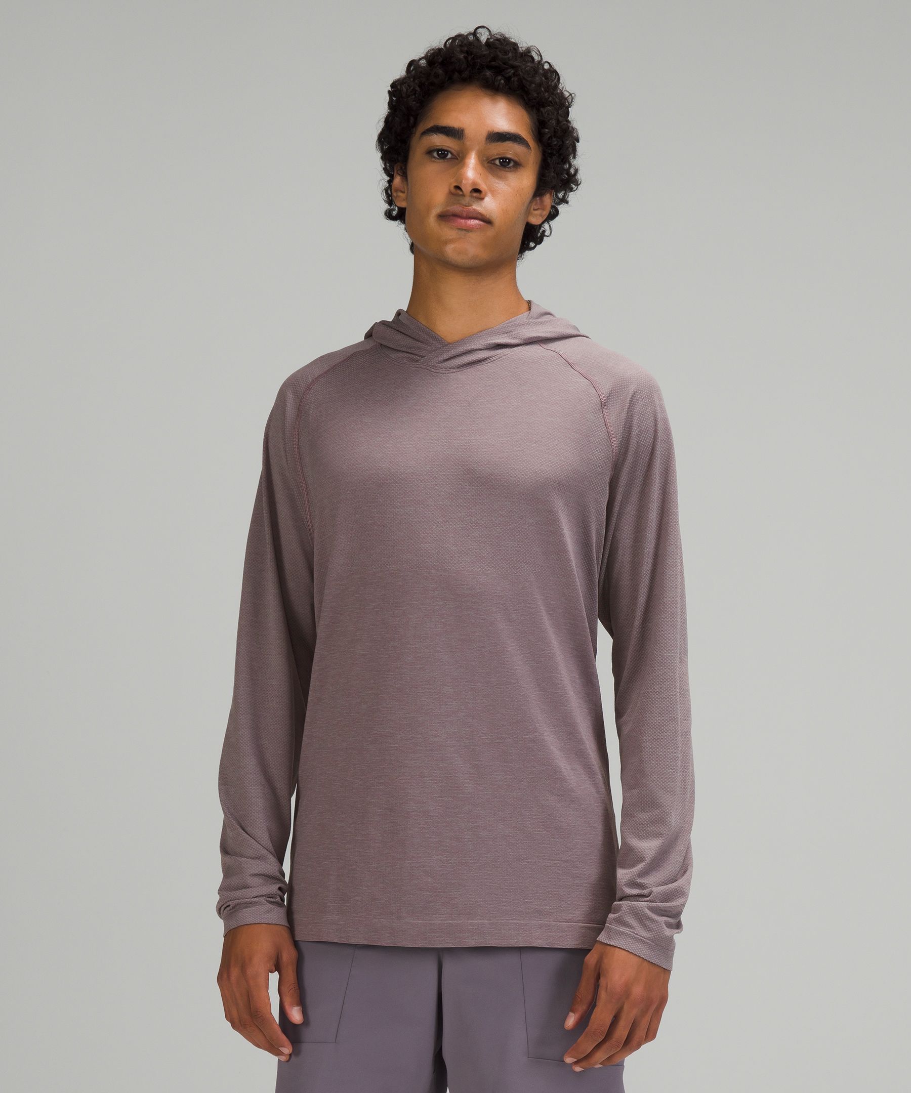 Lululemon Metal Vent Tech Hoodie 2.0 In Rhino Grey/dusky Lavender