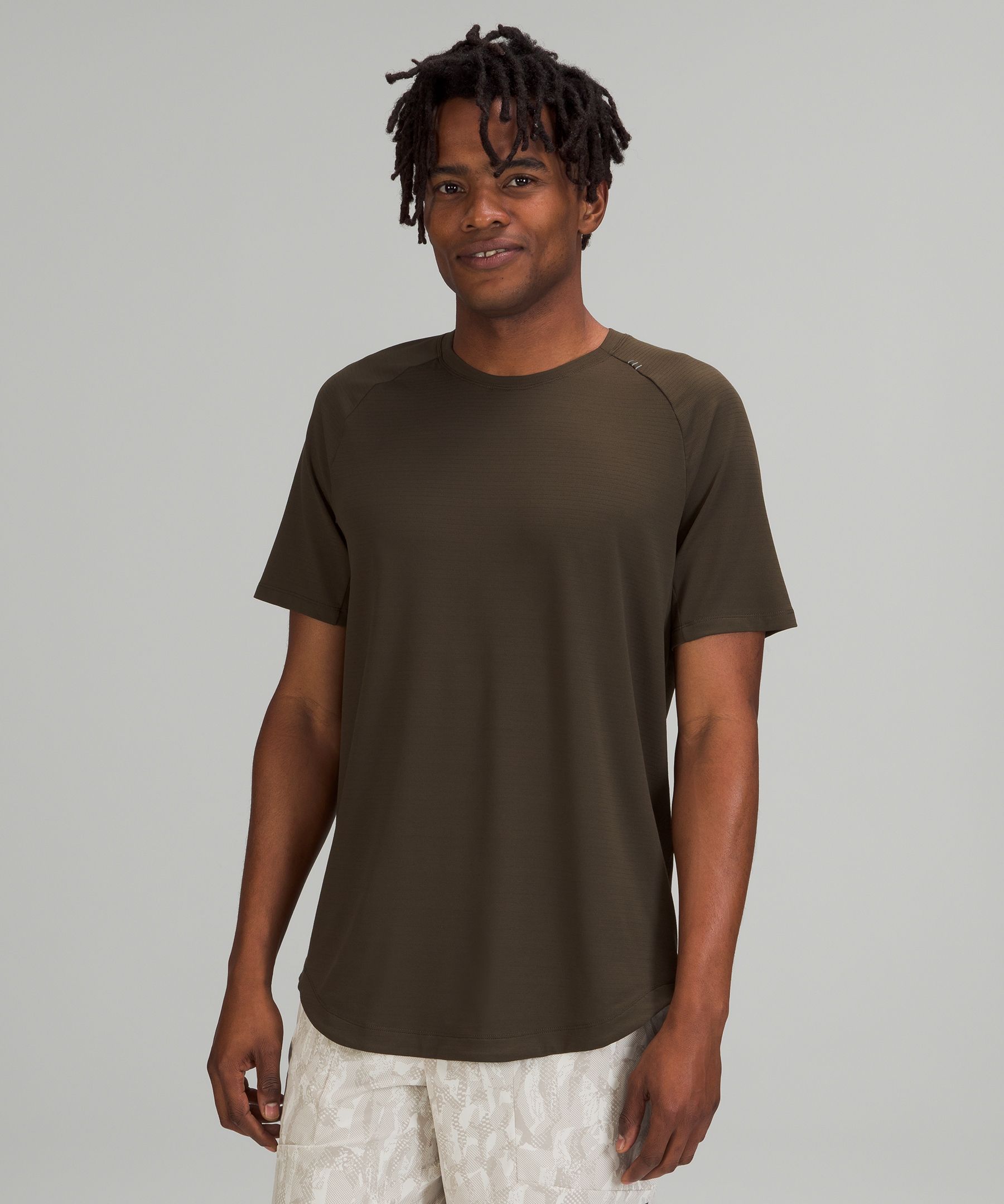 Lululemon Drysense Training Short Sleeve Shirt In Dark Olive