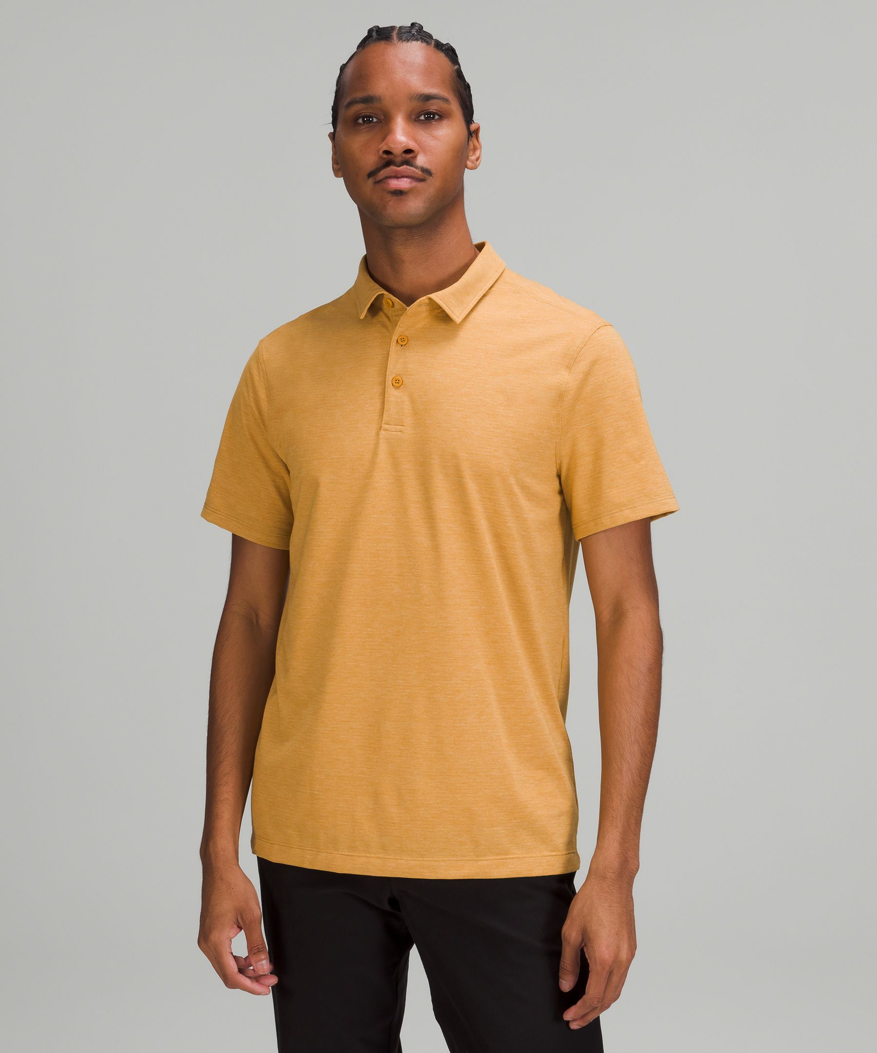Lululemon Evolution Short Sleeve Polo Shirt In Orange