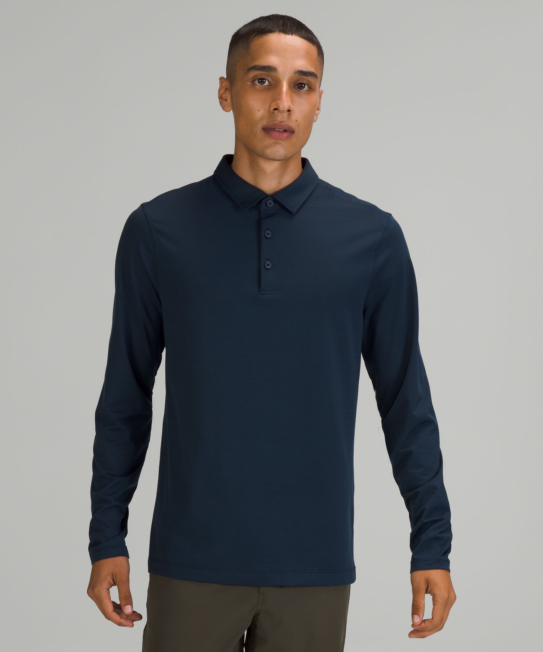 Evolution Long-Sleeve Polo Shirt *Pique Fabric | Men's Long | lululemon