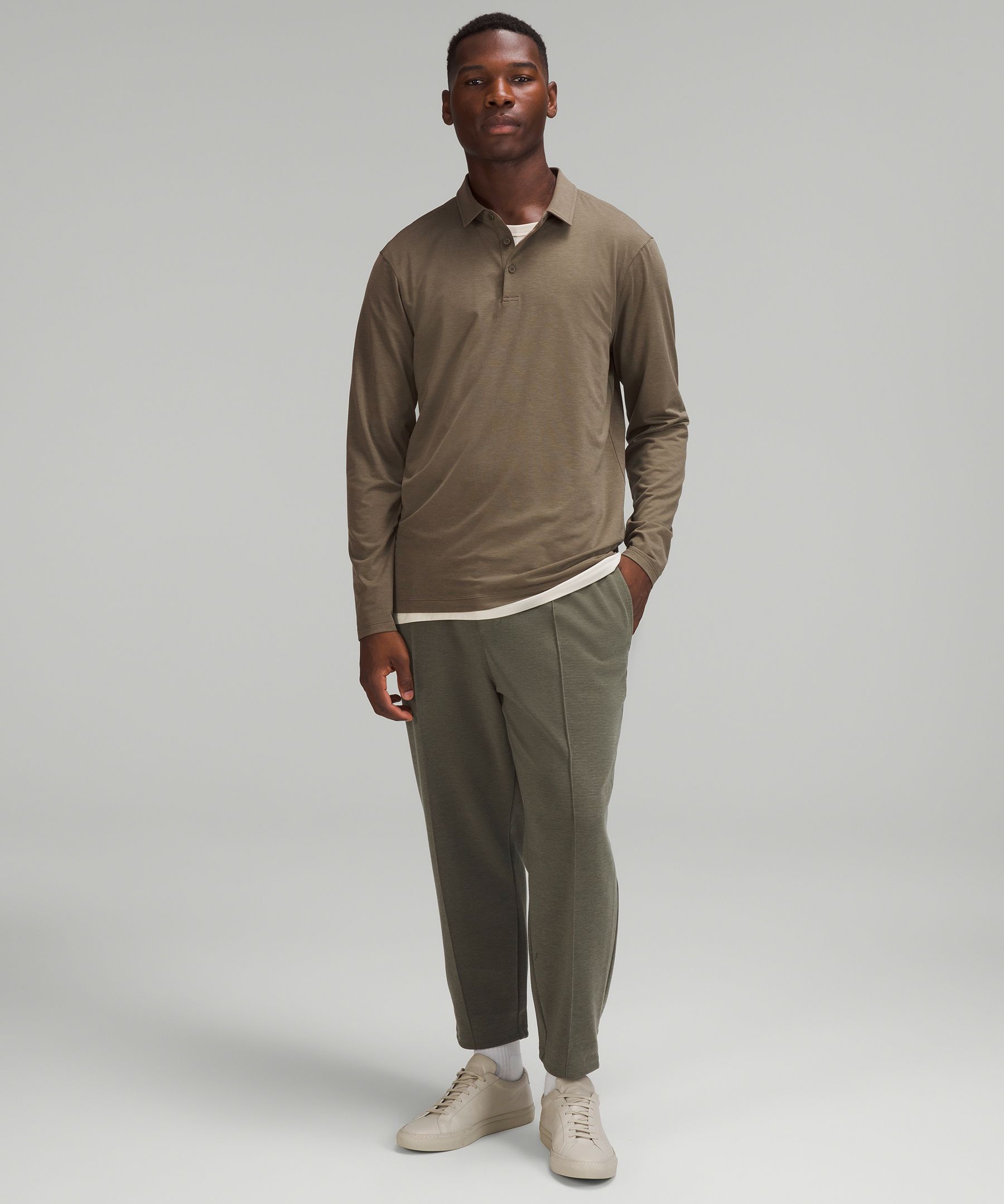 Evolution Long-Sleeve Polo Shirt *Pique Fabric | Lululemon JP