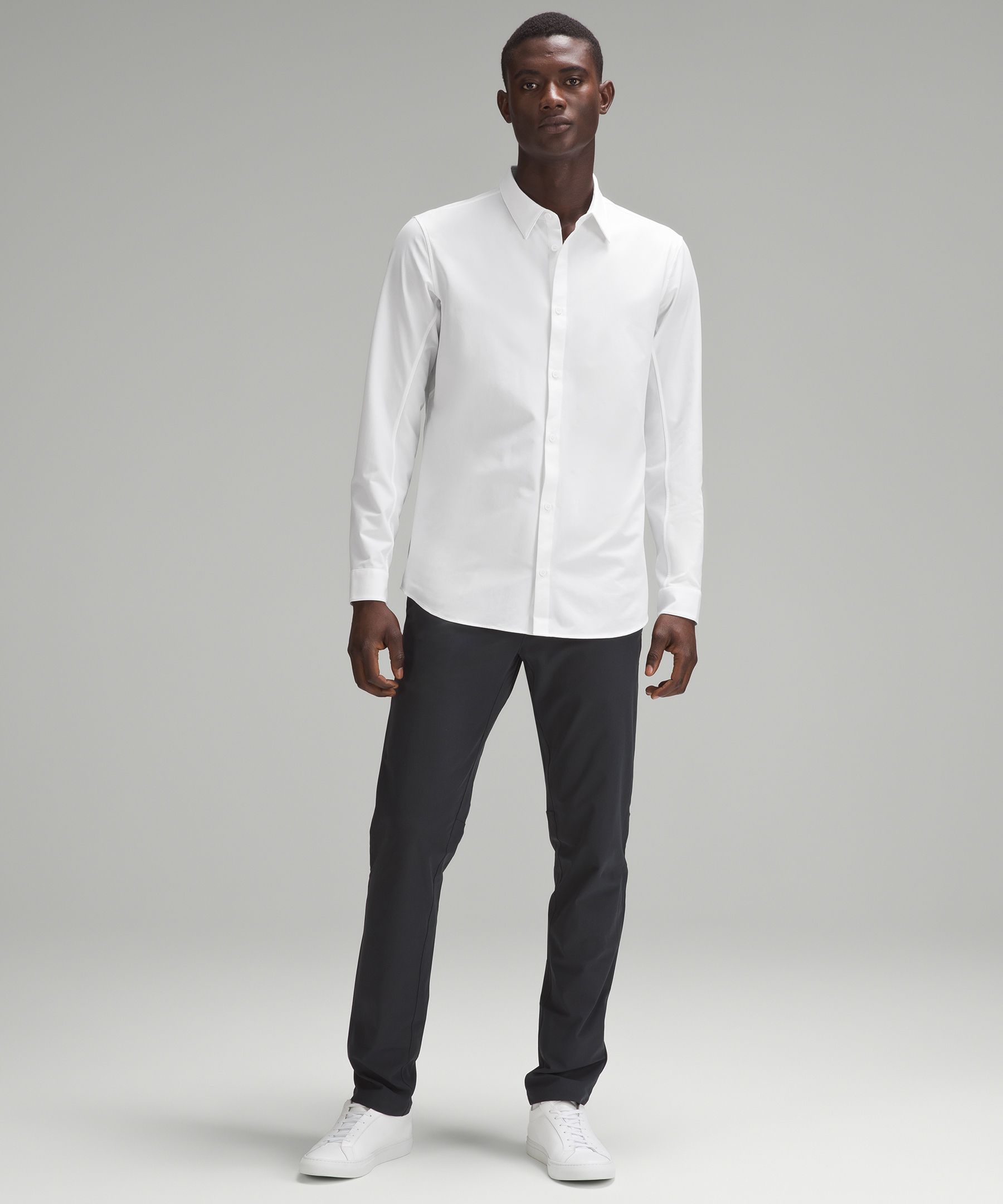 New Venture Slim-Fit Long-Sleeve Shirt | Men's Long Sleeve Shirts 