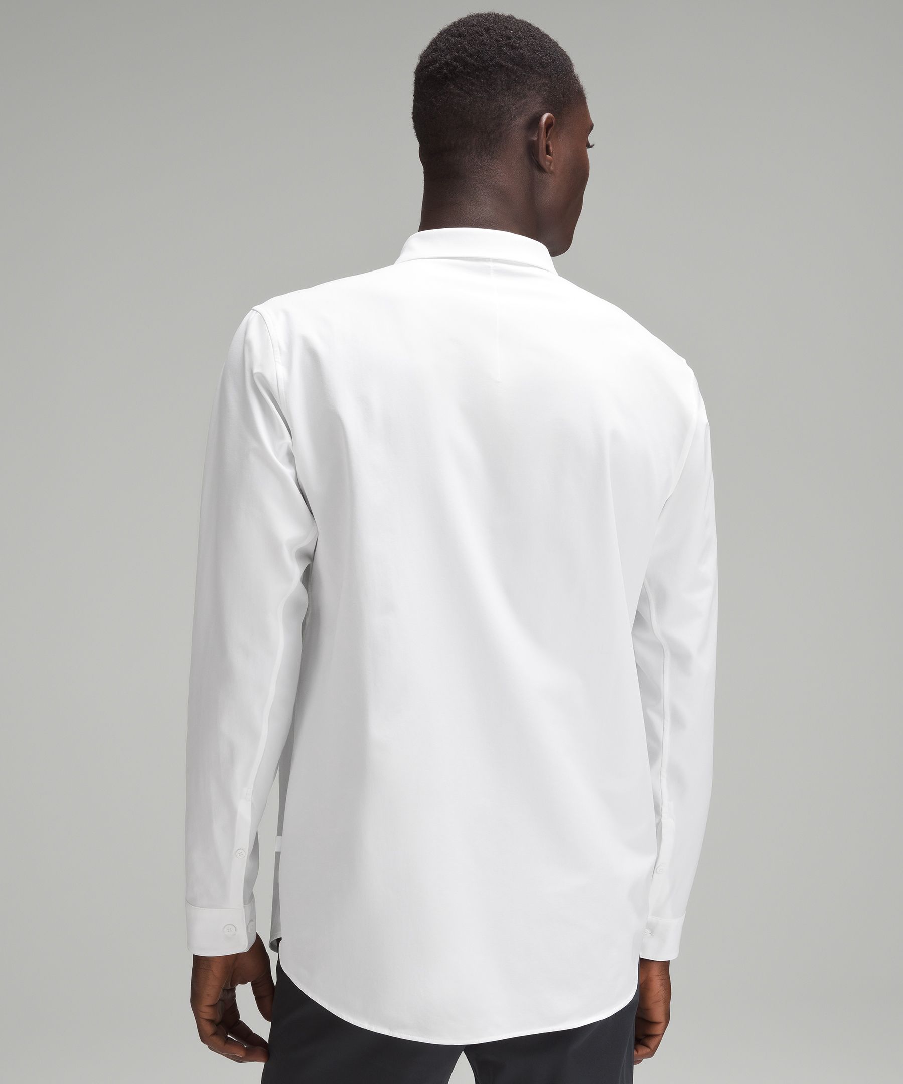 Shop Lululemon New Venture Slim-fit Long-sleeve Shirt