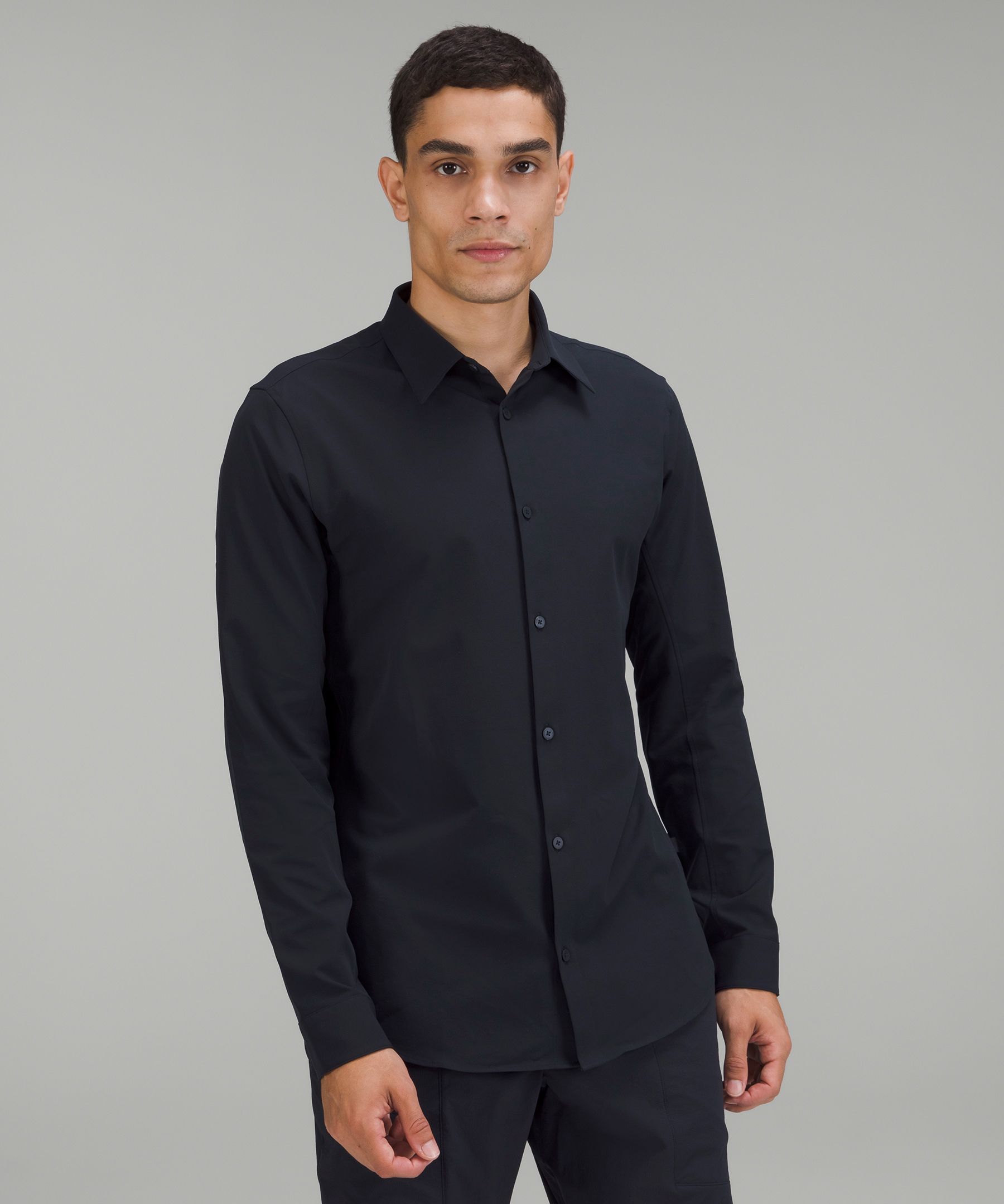 lululemon men's long sleeve button down