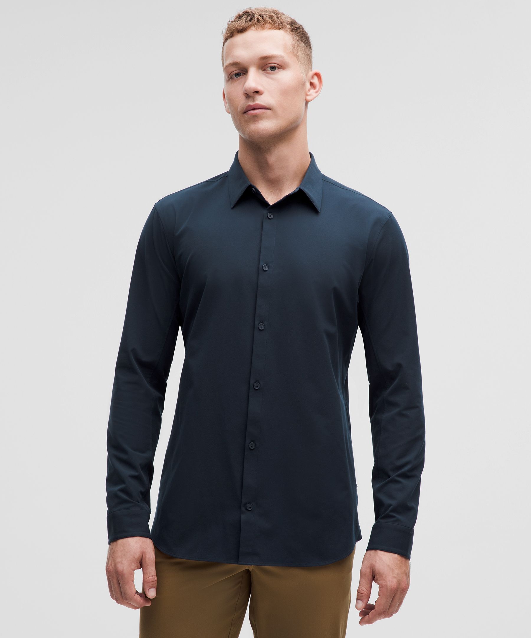 New Venture Slim-Fit Long-Sleeve Shirt | Men's Long Sleeve Shirts