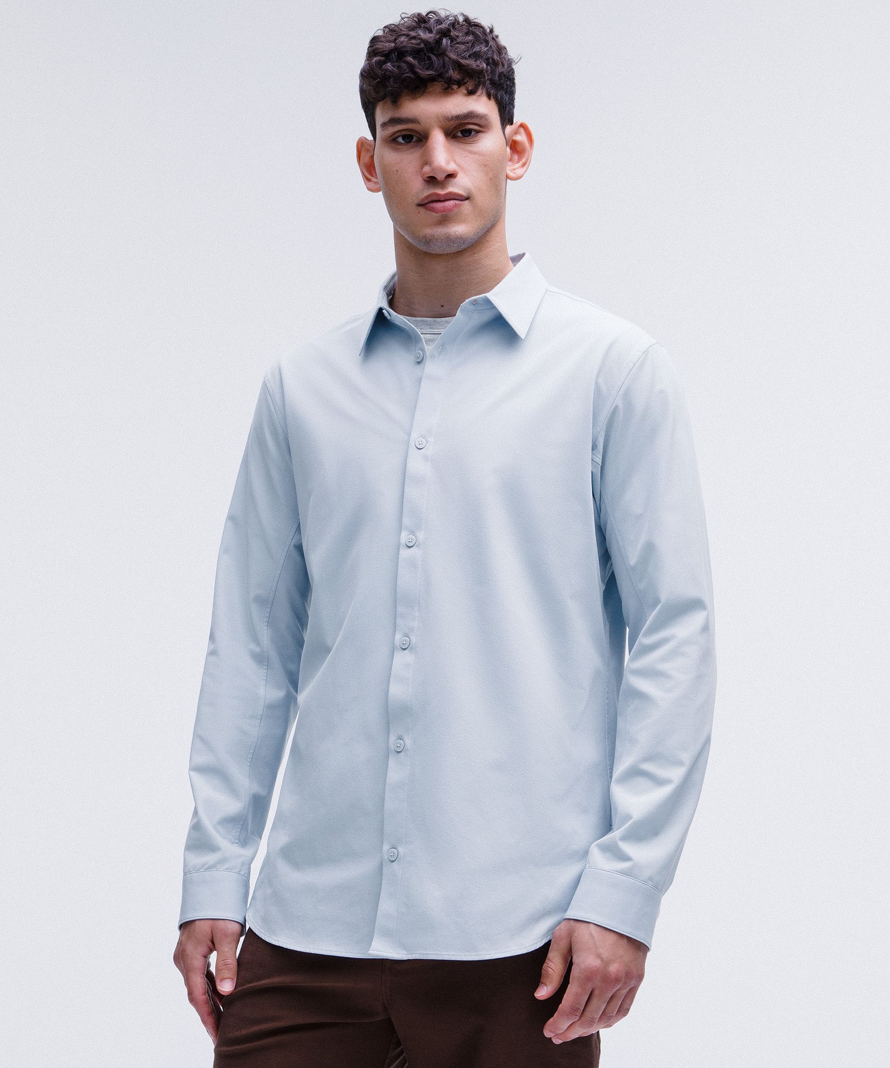 New Venture Slim-Fit Long-Sleeve Shirt, Men's Long Sleeve Shirts