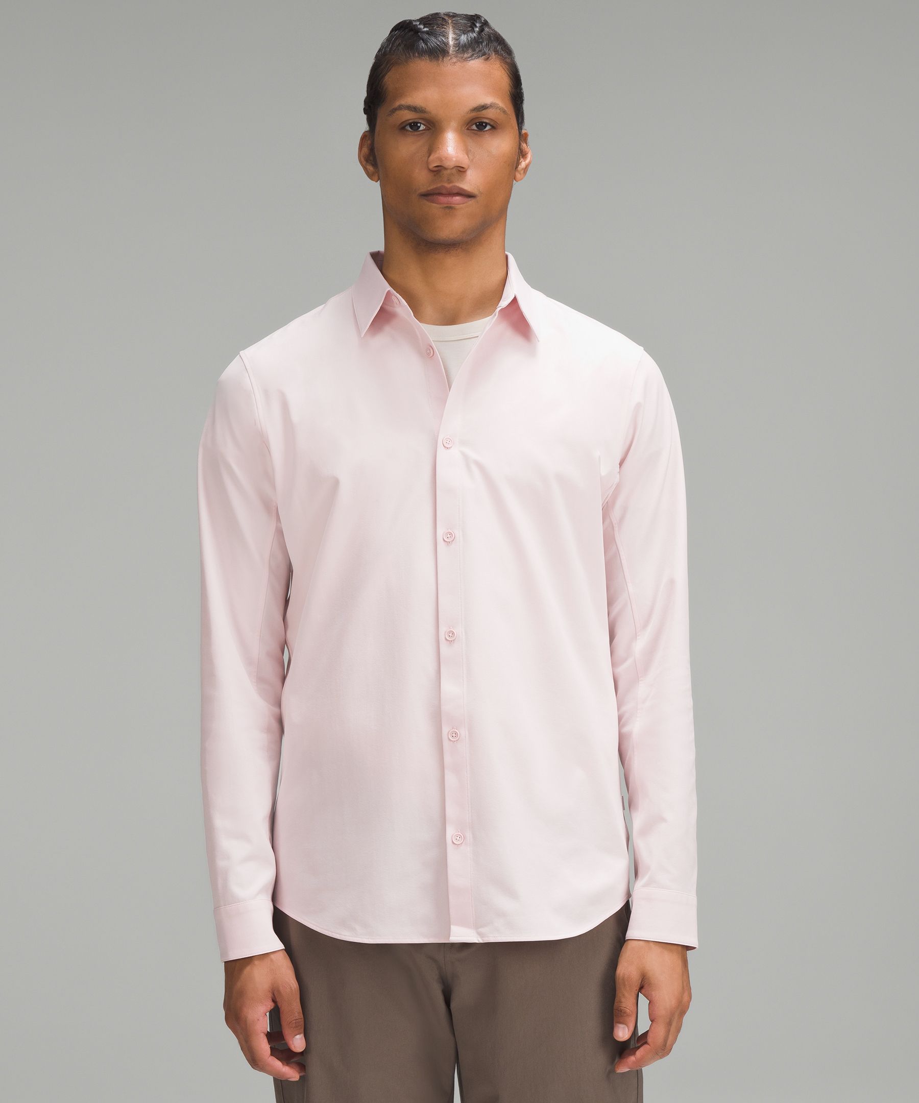 Lululemon New Venture Slim-fit Long-sleeve Shirt