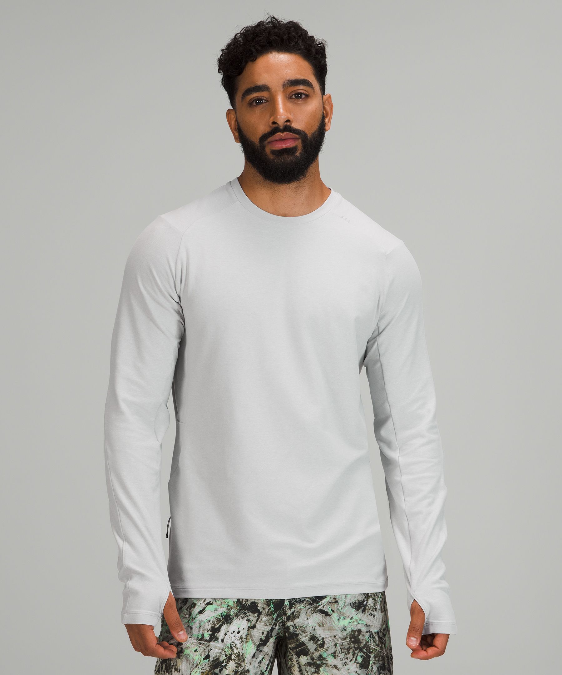 Conquer Crew Neck Long Sleeve Tech Shirt - Sale