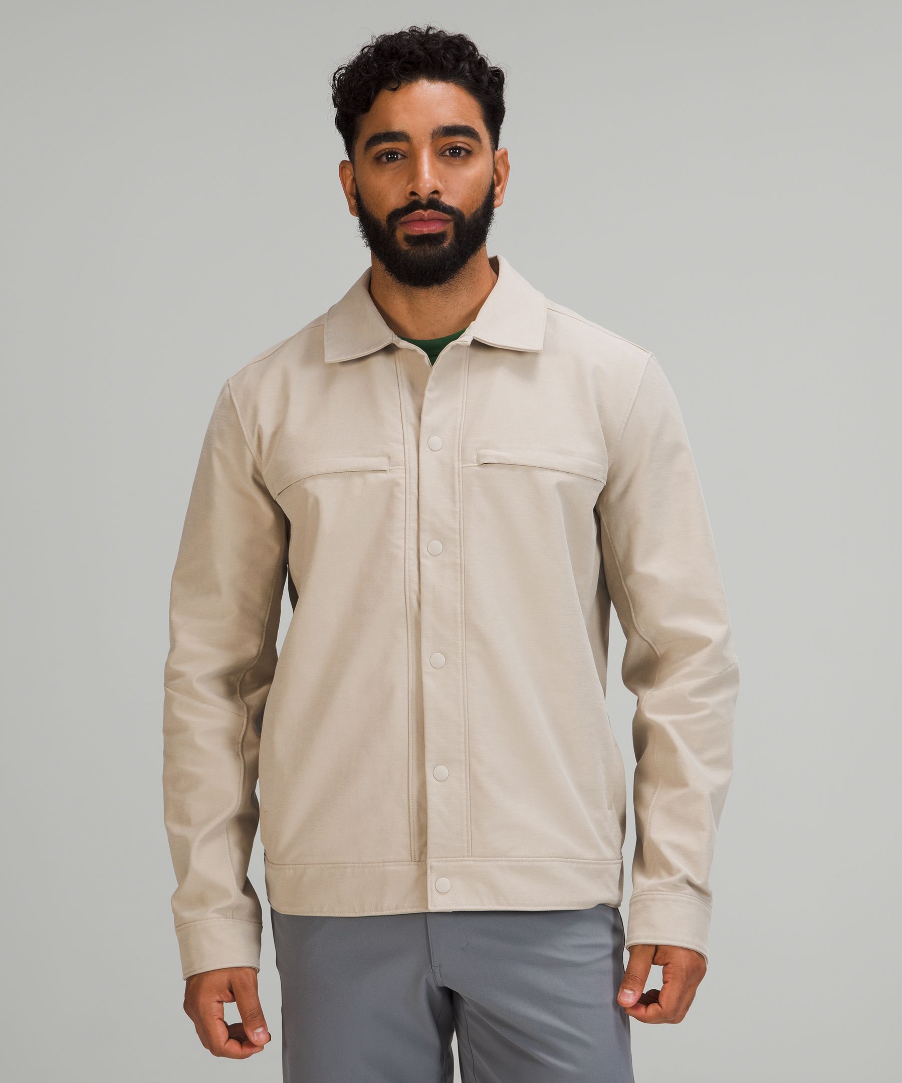 Lululemon City Excursion Jacket In Raw Linen