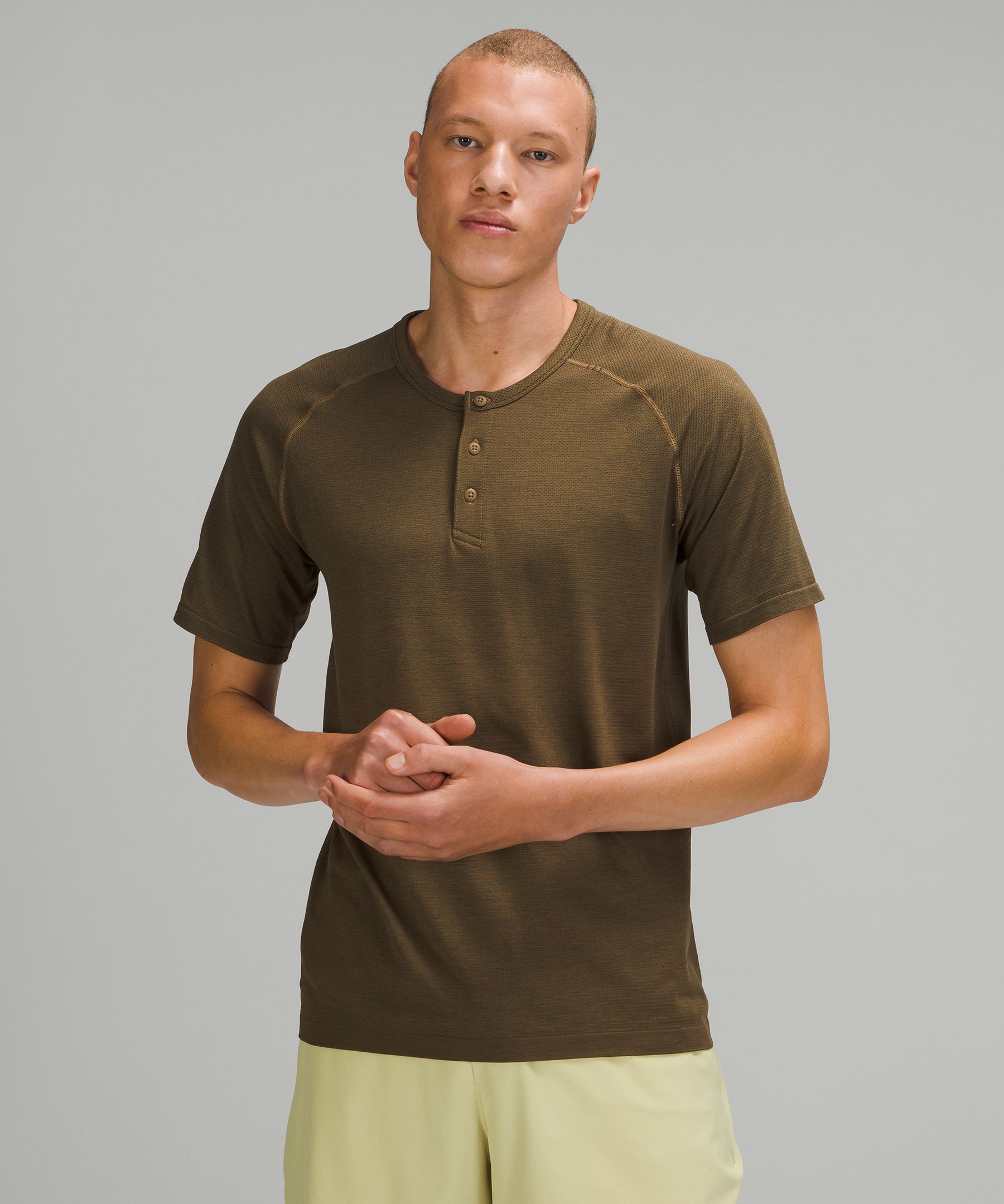 Metal Vent Tech Short Sleeve Henley 2.0 Lululemon NZ