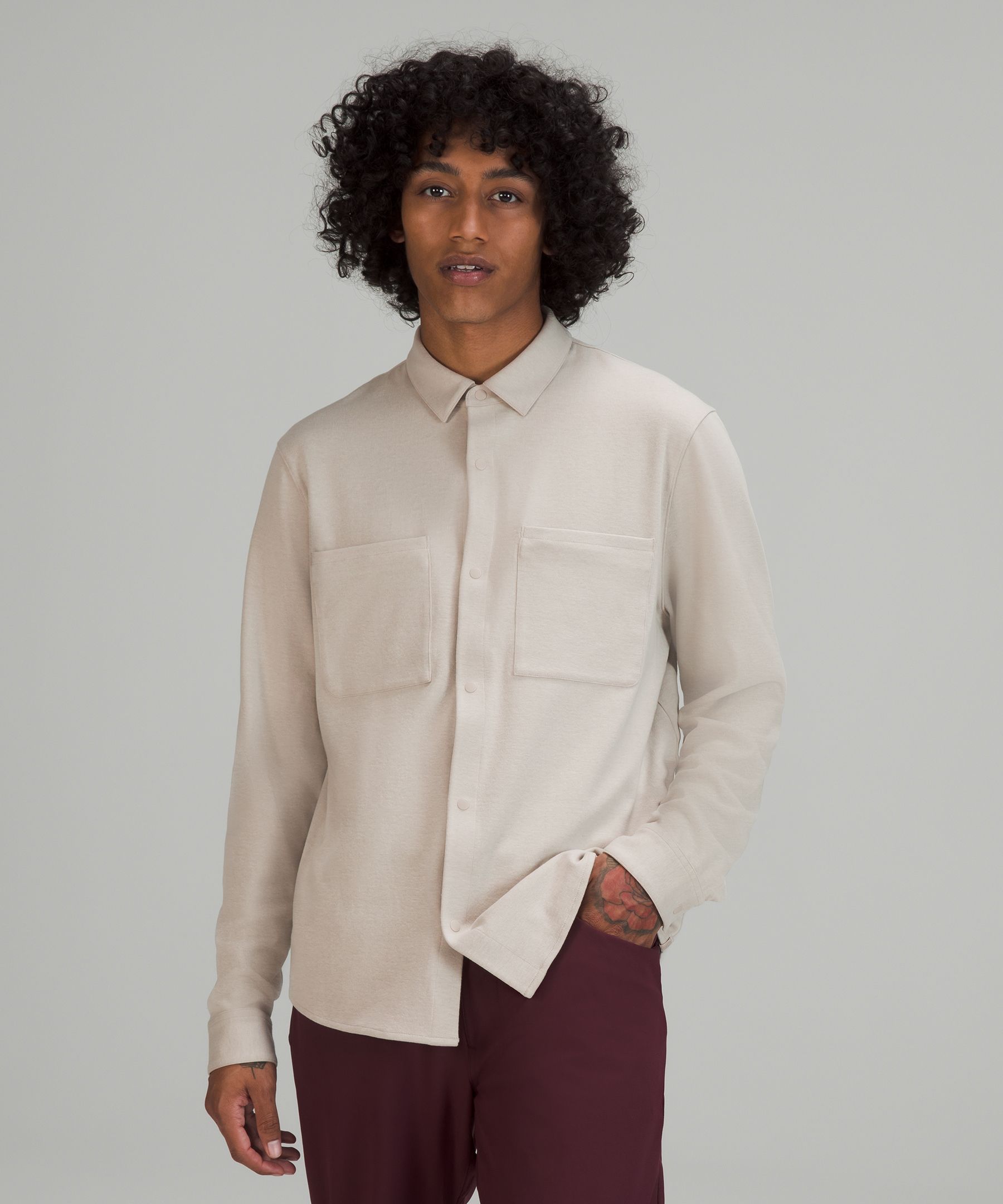 Lululemon Soft Knit Overshirt In Neutrals