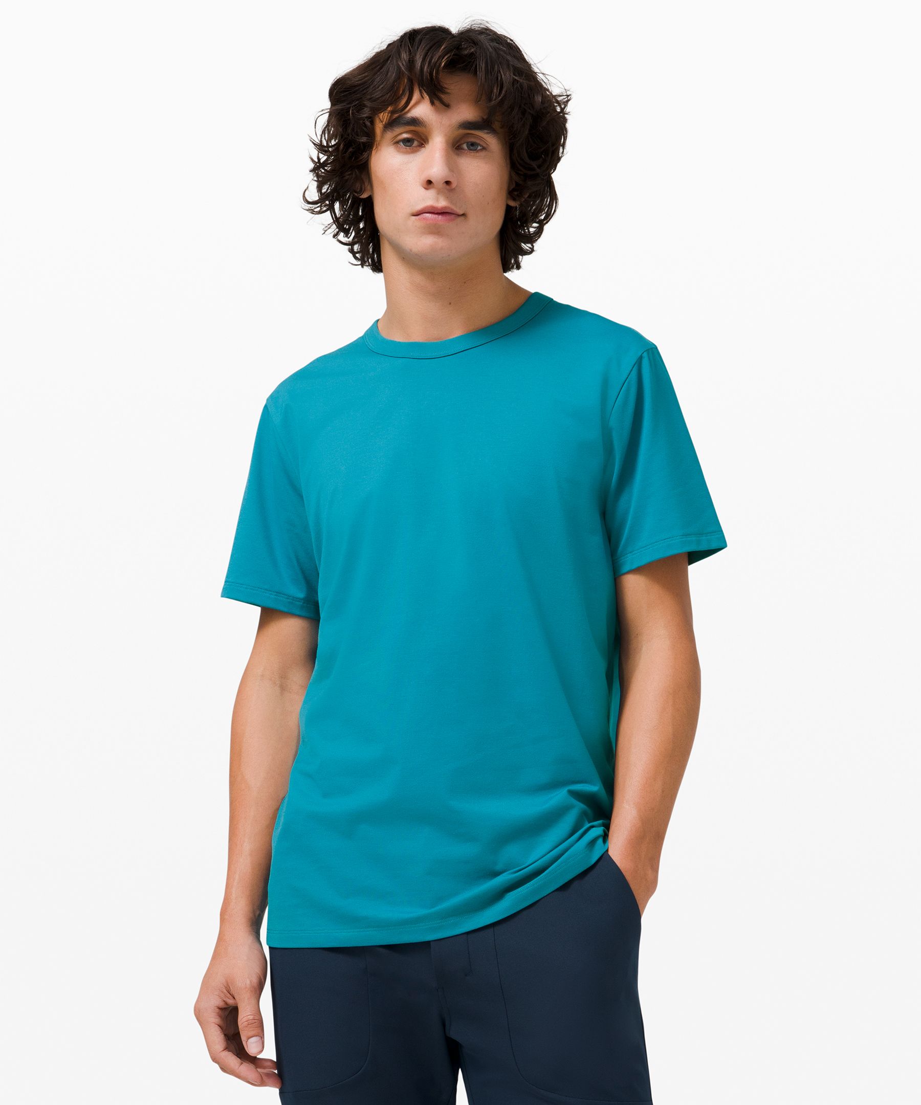 Lululemon The Fundamental T-shirt In Blue