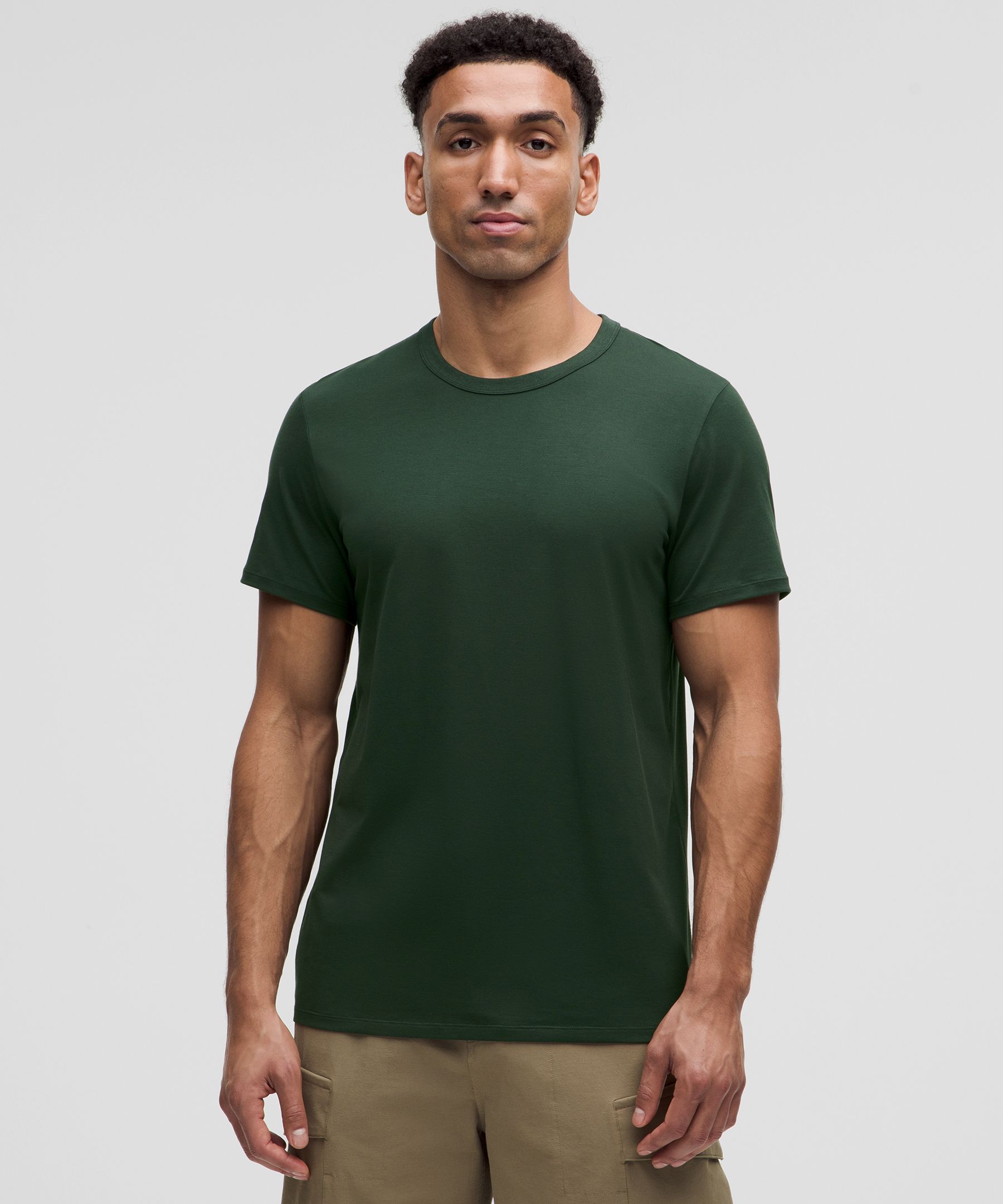 Lululemon The Fundamental T-shirt In Rainforest Green