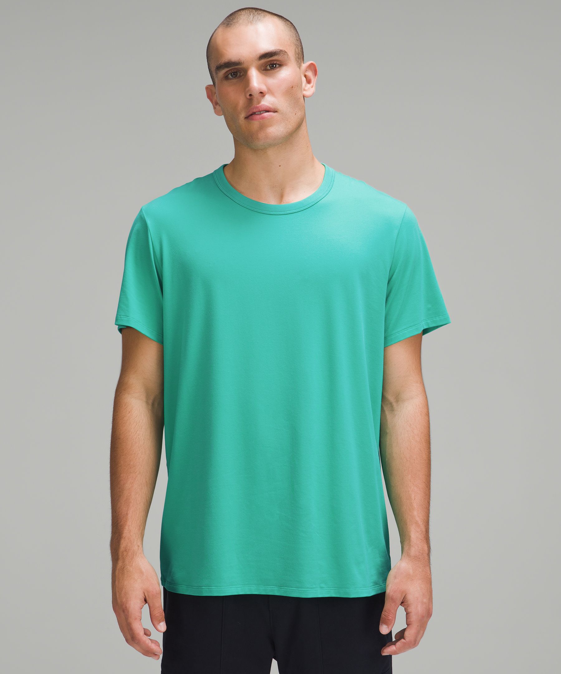 Lululemon The Fundamental T-shirt In Rainforest Green