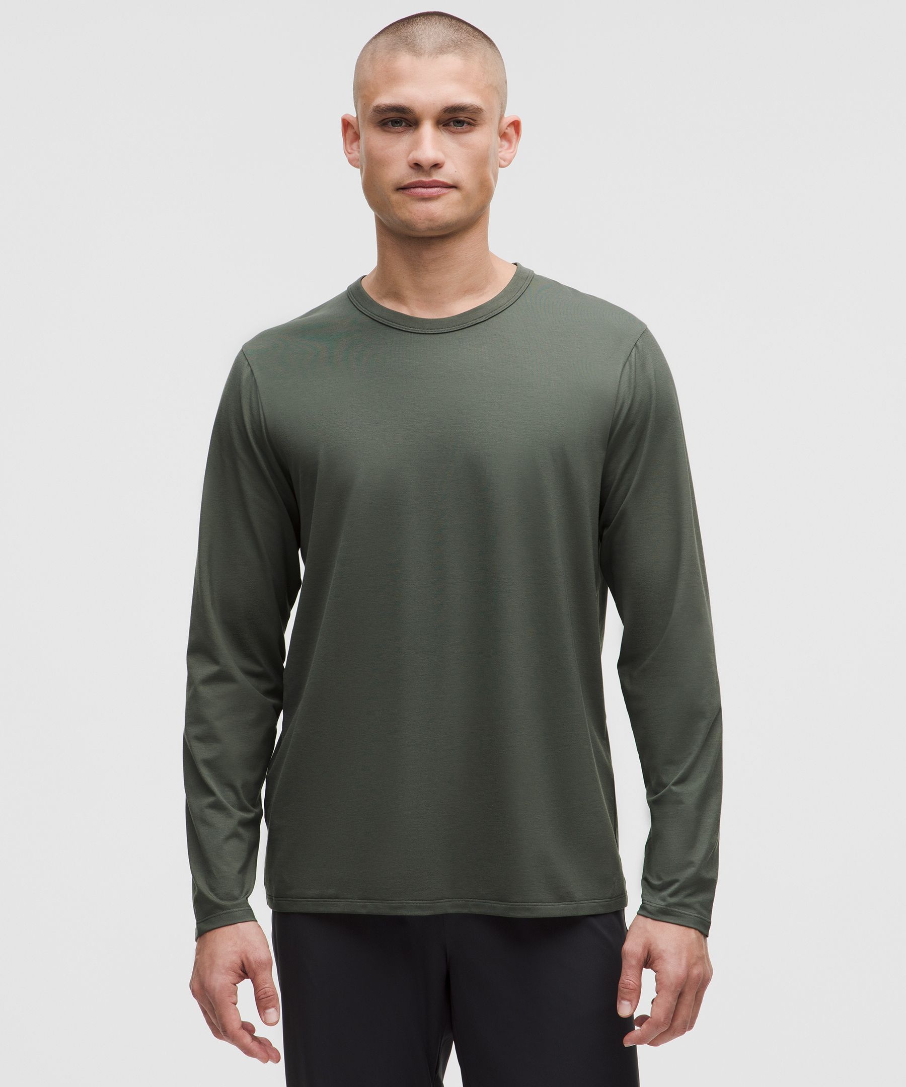 Lululemon The Fundamental Long Sleeve In Green