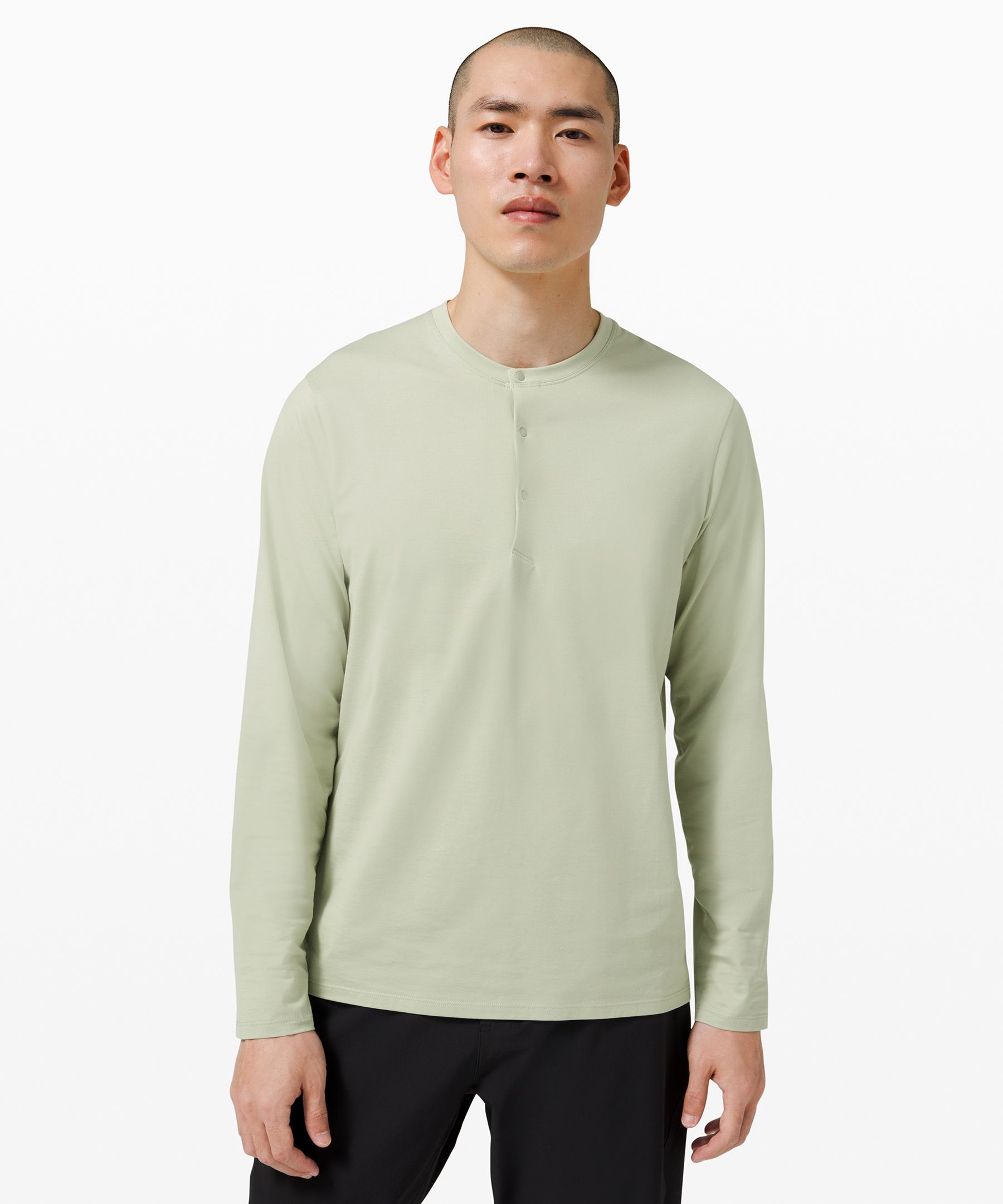 Lululemon men's long store sleeve henley