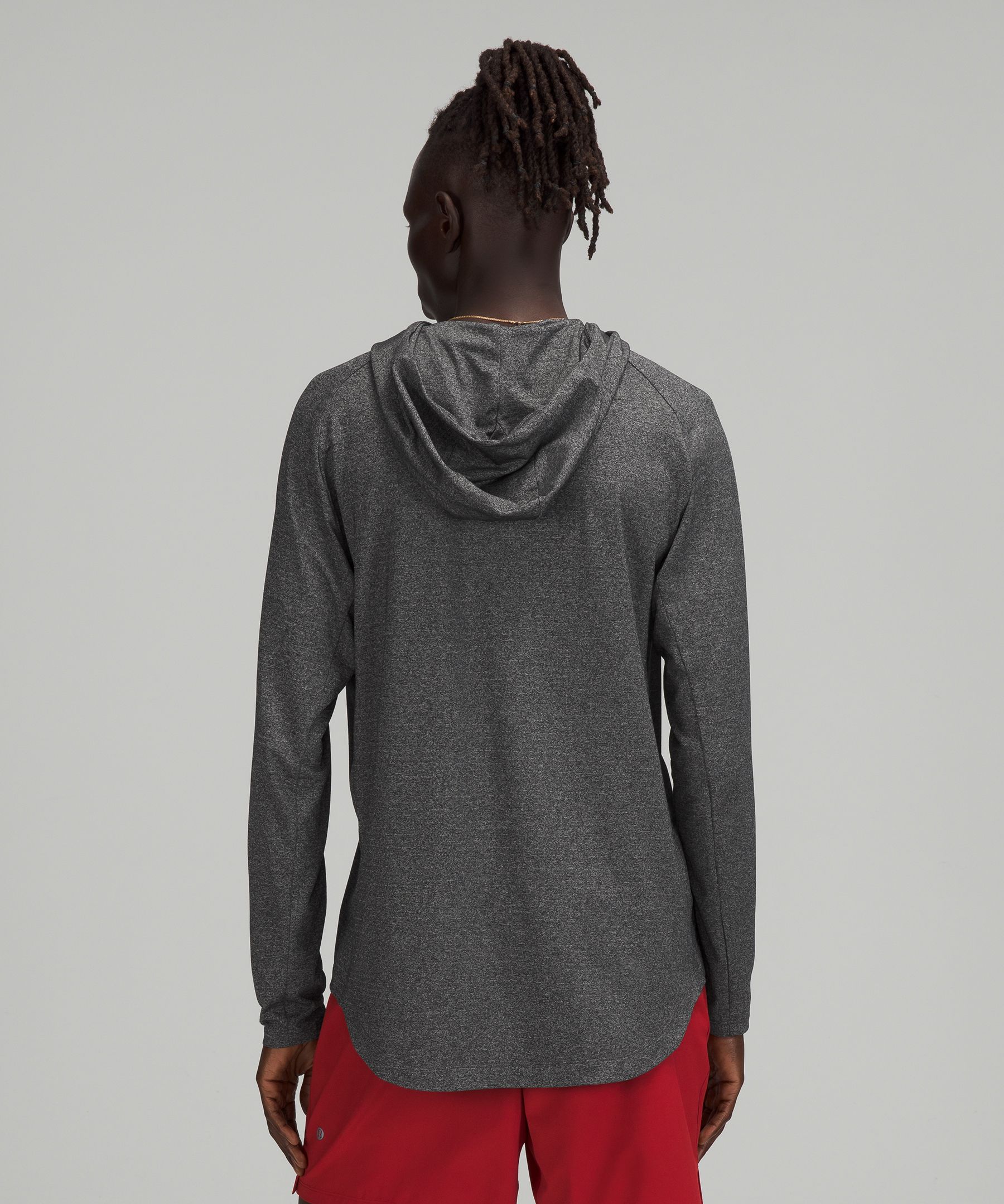 lululemon Drysense Athletic Hoodie - Heathered Chambray, Pullover Hoodies