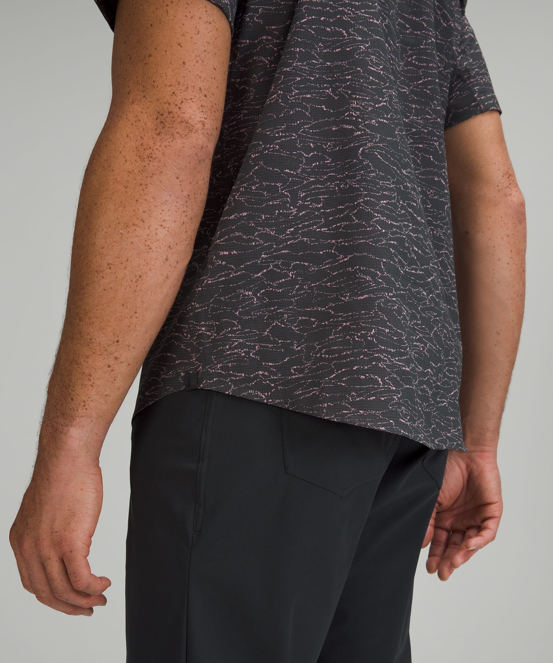 Buy Lululemon Airing Easy Short Sleeve Shirt *ventlight Mesh - Flat Cut  Ocean Air Multi At 27% Off