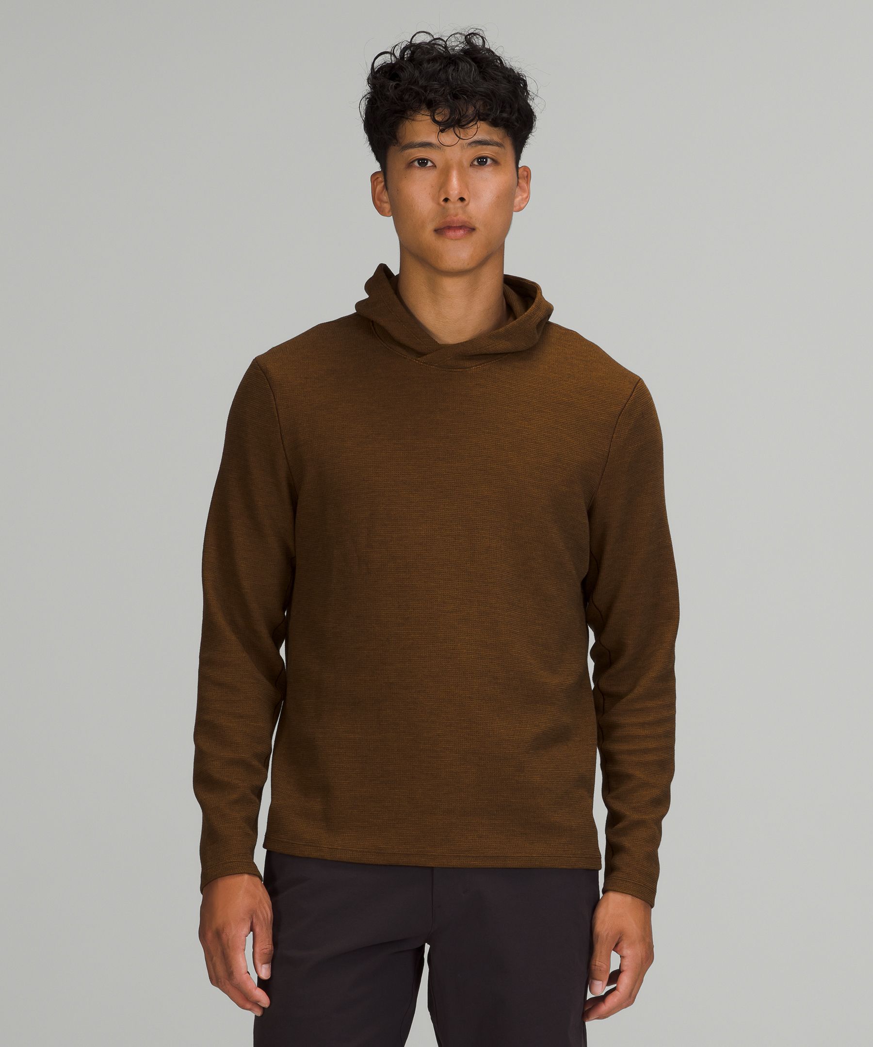 Lululemon Shift Stitch Hoodie In Heathered Copper Brown