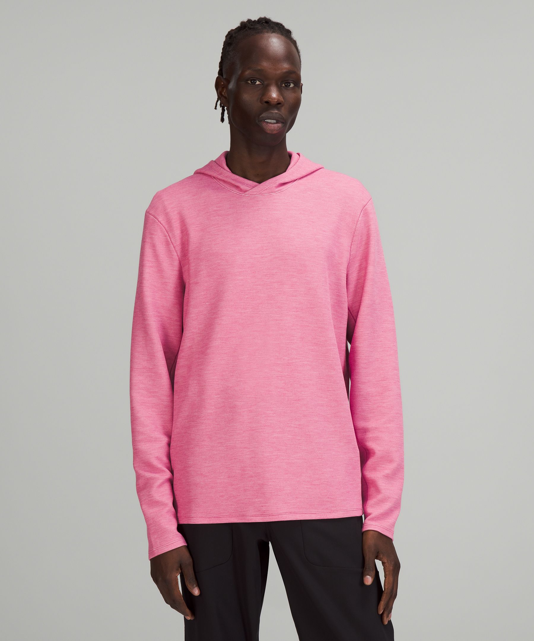 Lululemon Shift Stitch Hoodie In Heathered Pink Blossom