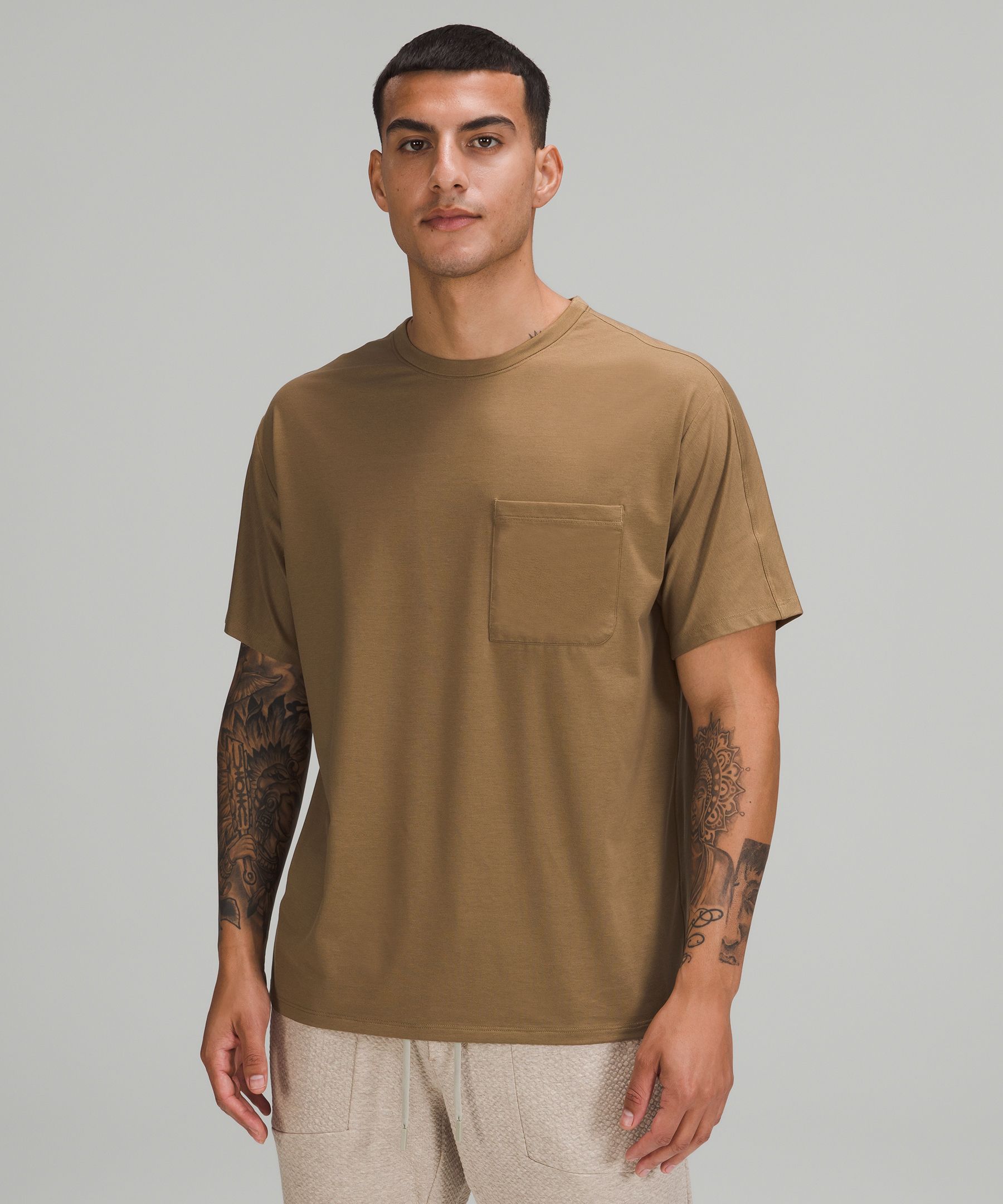 Lululemon The Fundamental Pocket T-shirt In Rainforest Green