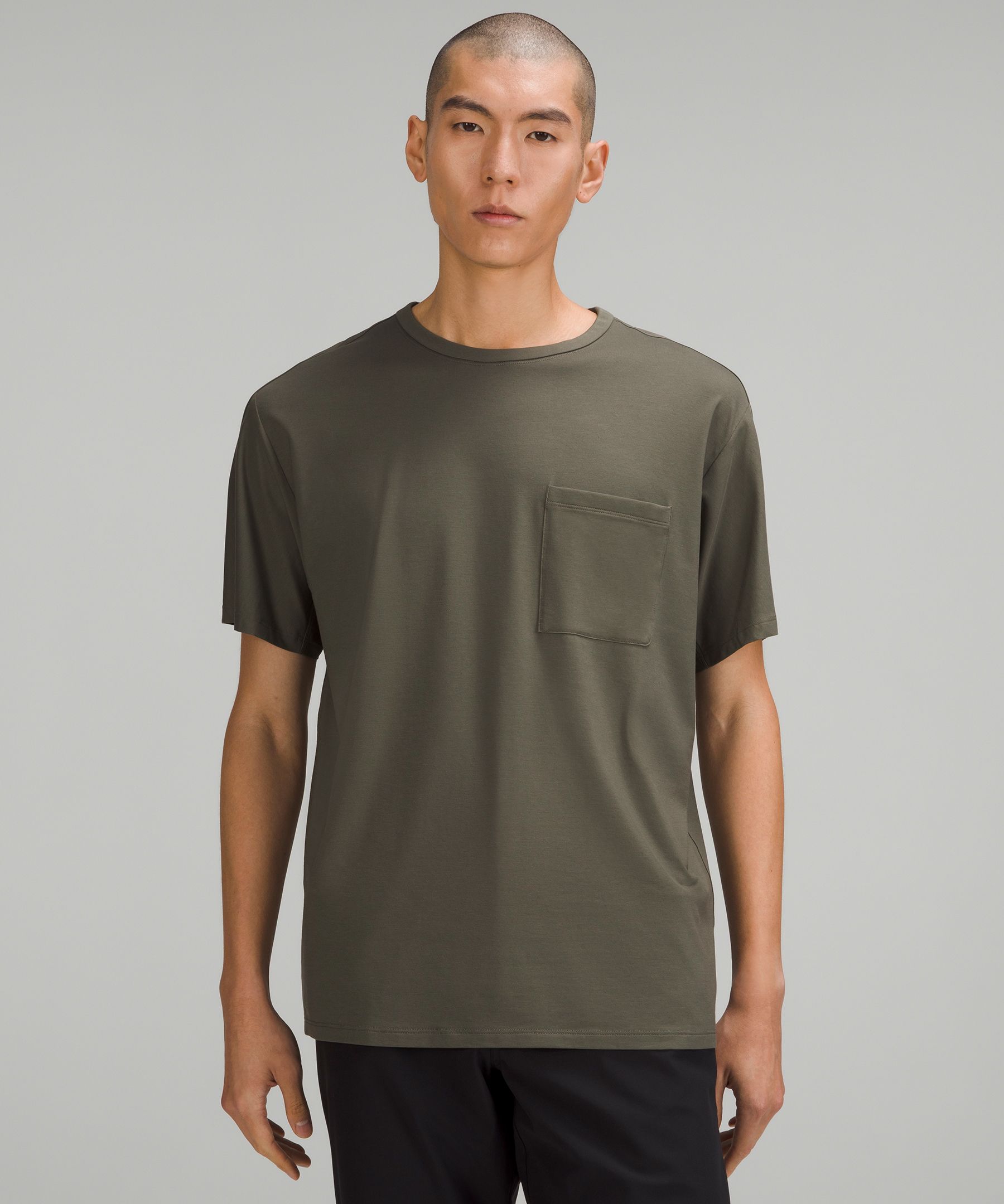 Lululemon The Fundamental Pocket T-shirt In Rainforest Green