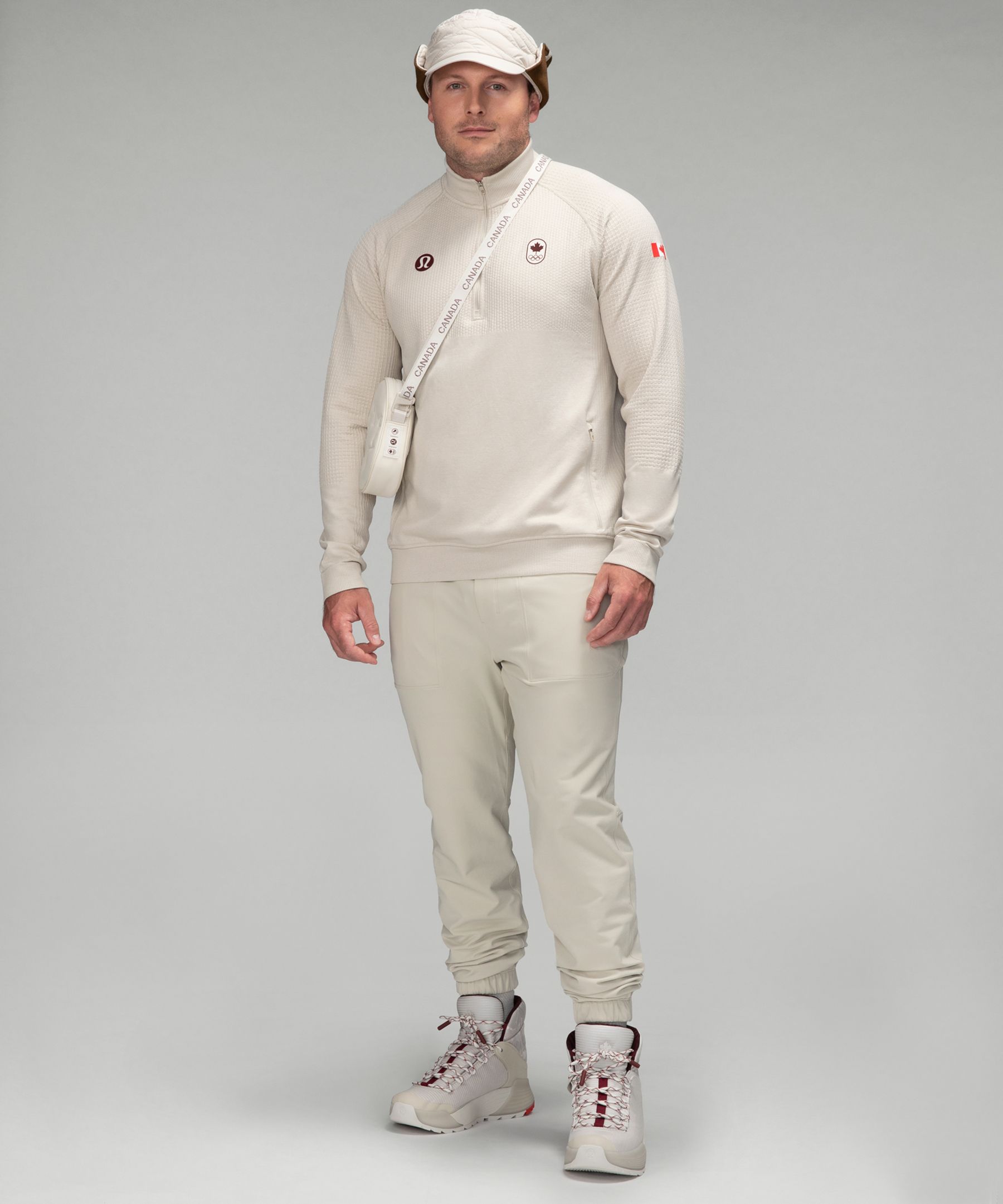 Lululemon Team Canada Men's Engineered Warmth Half Zip *COC Logo Online Only. 1