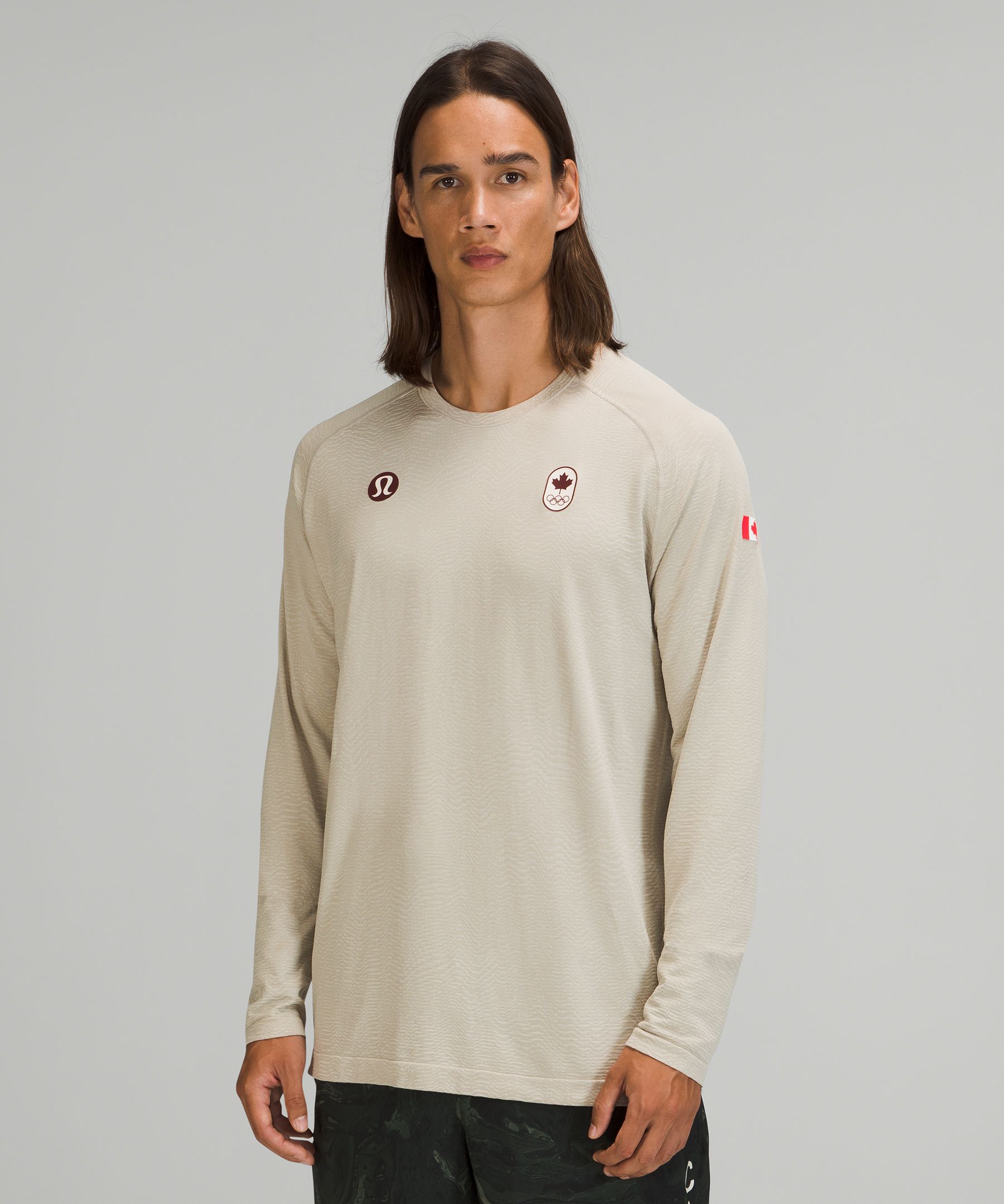 長袖♪チームカナダ【lululemon】★Long-Sleeve ShirtCOC Logo★ 長袖♪チームカナダ【lululemon】☆Long-Sleeve ShirtCOC Logo