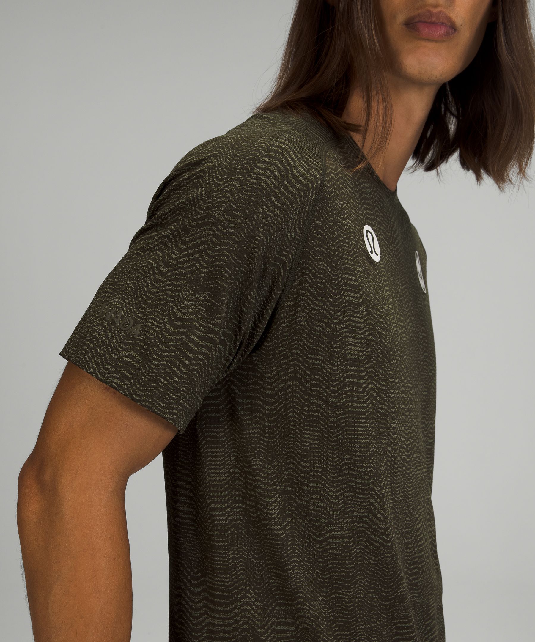 Lululemon Metal Vent Tech Short Sleeve 2.0 In Willow Green/dark