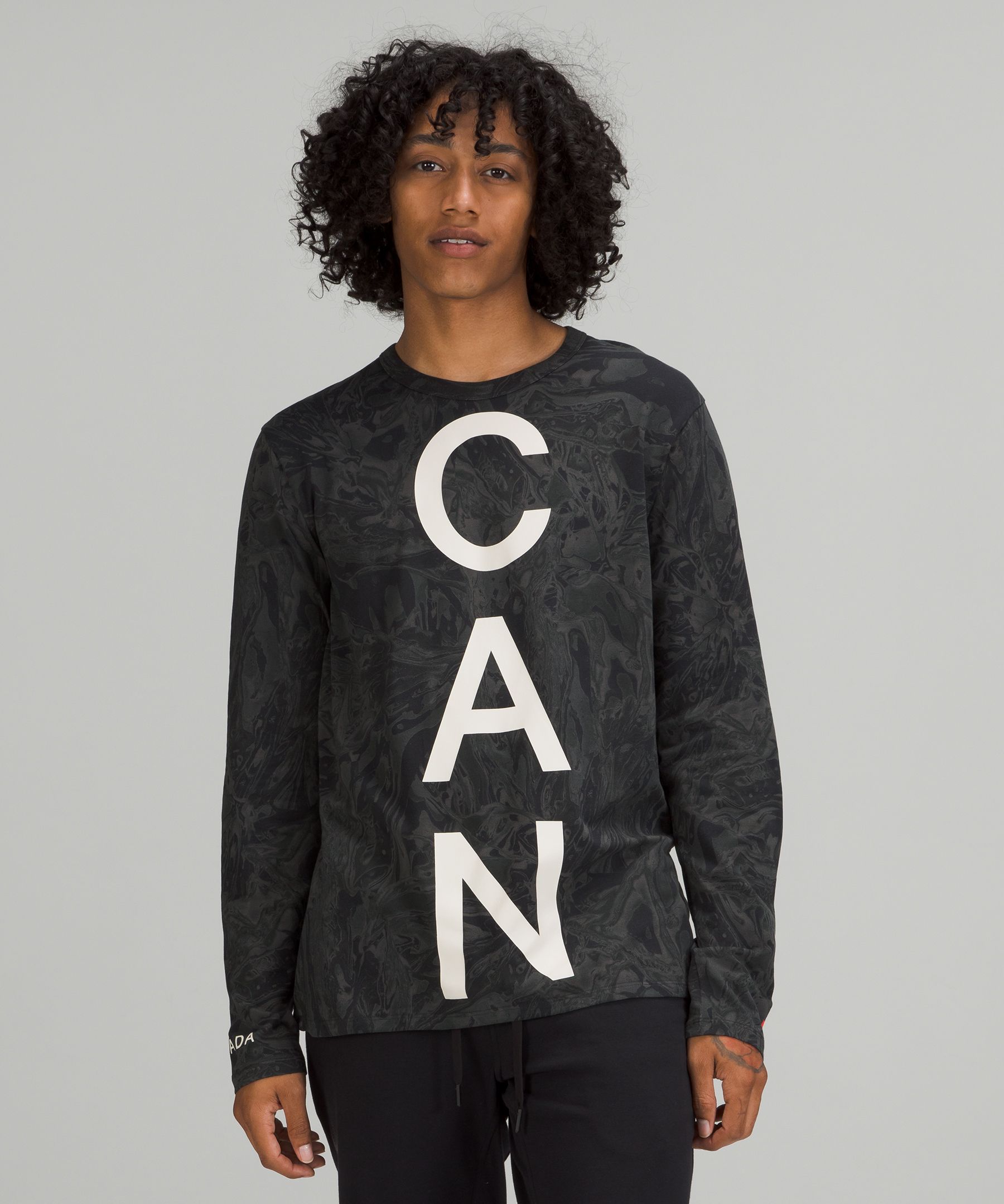 Lululemon Team Canada The Fundamental Long Sleeve Shirt Coc Logo