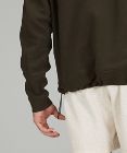 Oversized-Langarmshirt mit Rundhalsausschnitt aus French-Terry-Material