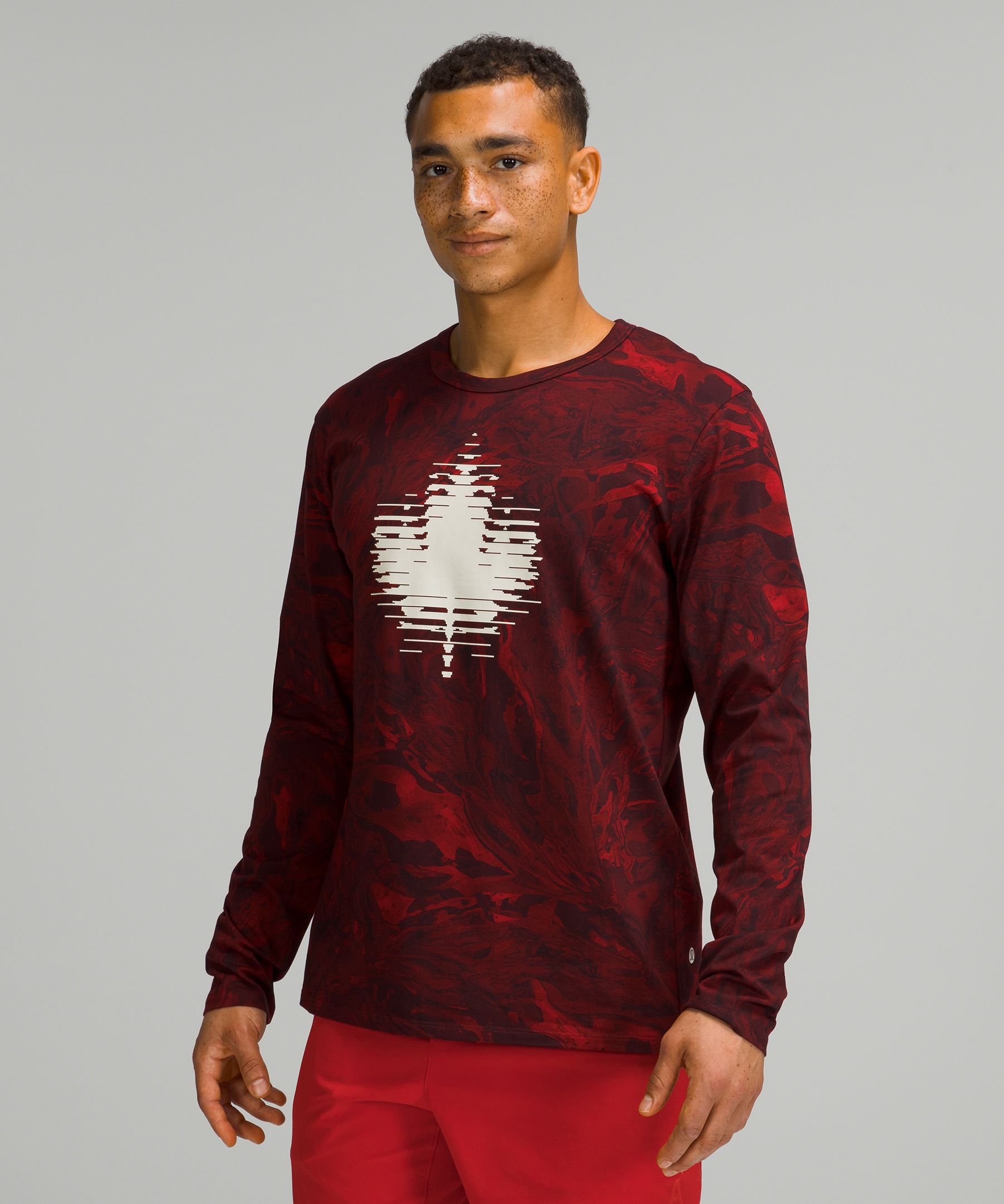 Lululemon Team Canada Maple Leaf The Fundamental Long Sleeve Shirt *CPC Logo. 1