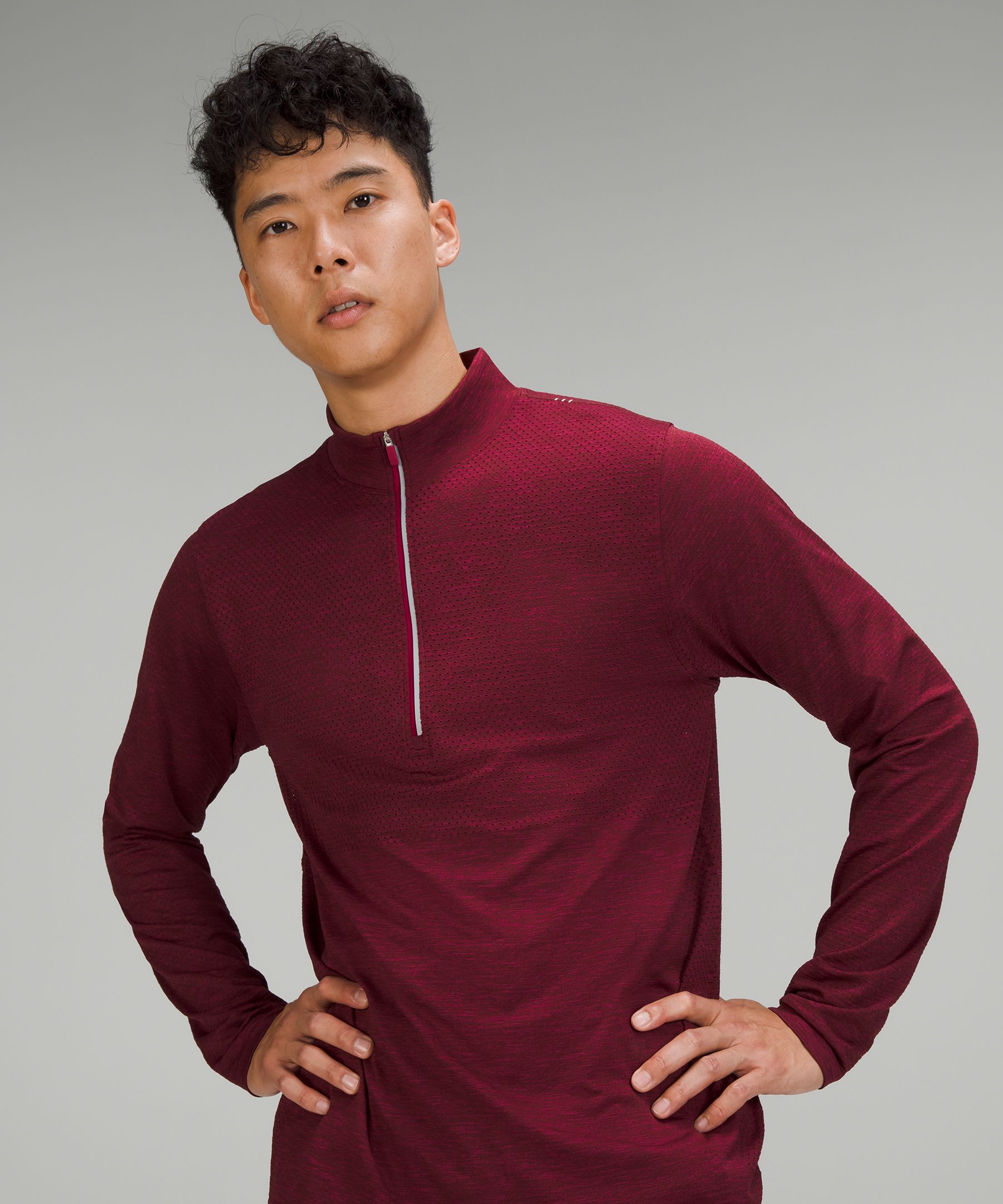Penn State lululemon Men's Metal Vent Tech 2.0 Long Sleeve Shirt