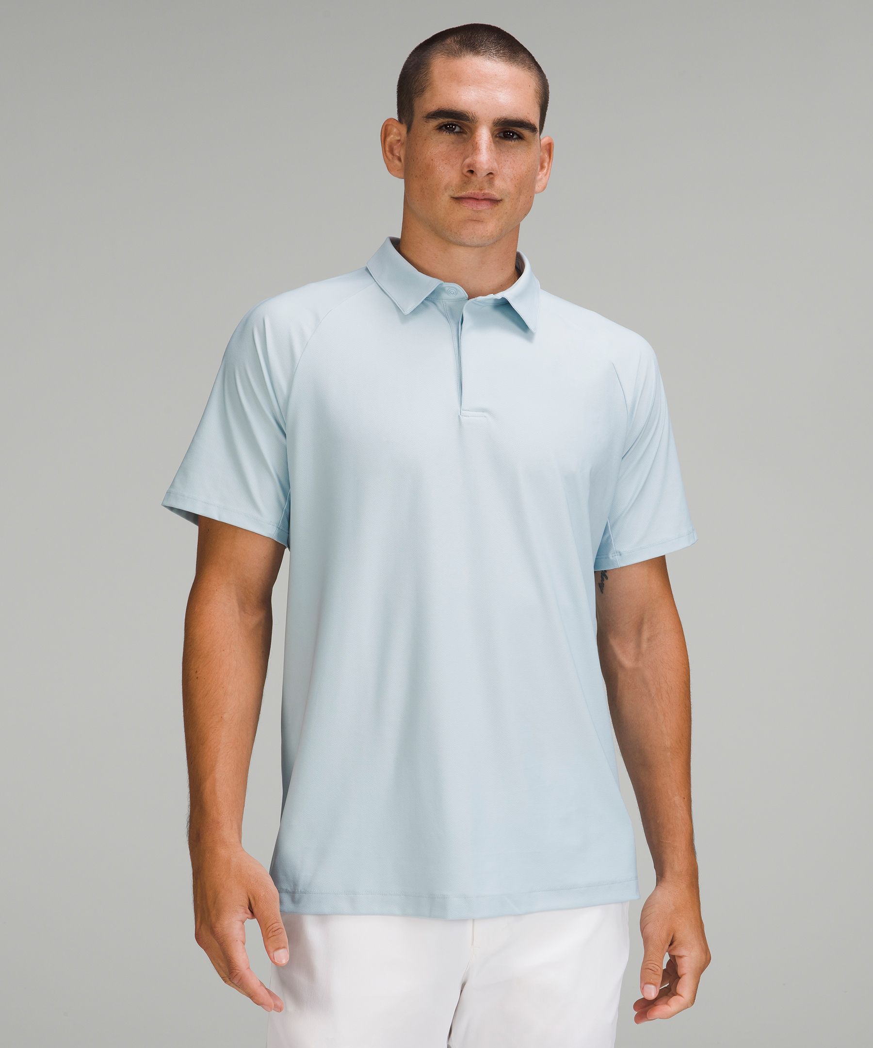 Lululemon Stretch Golf Polo Shirt In Cirrus Blue ModeSens