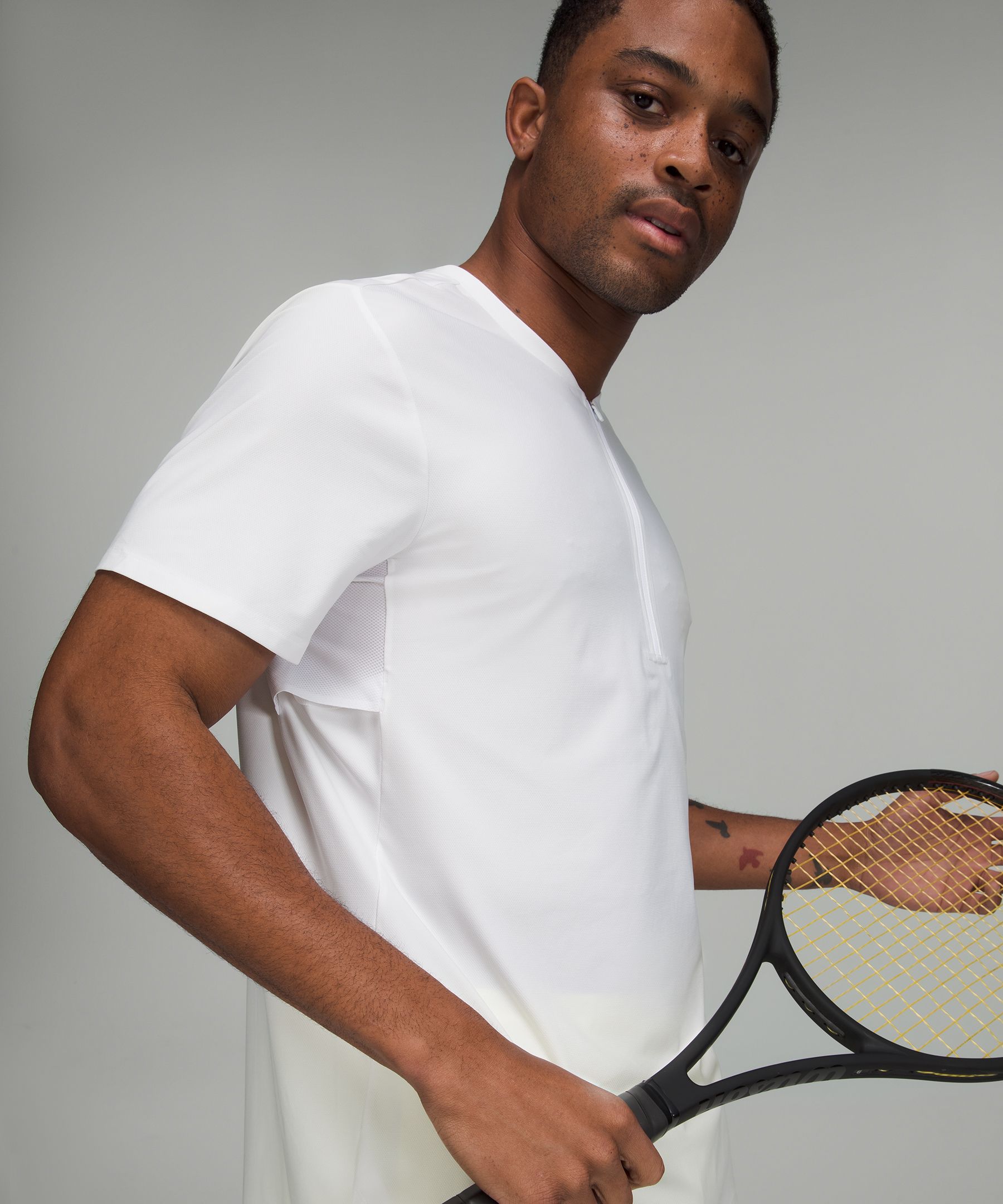 Vented Tennis Short-Sleeve Shirt