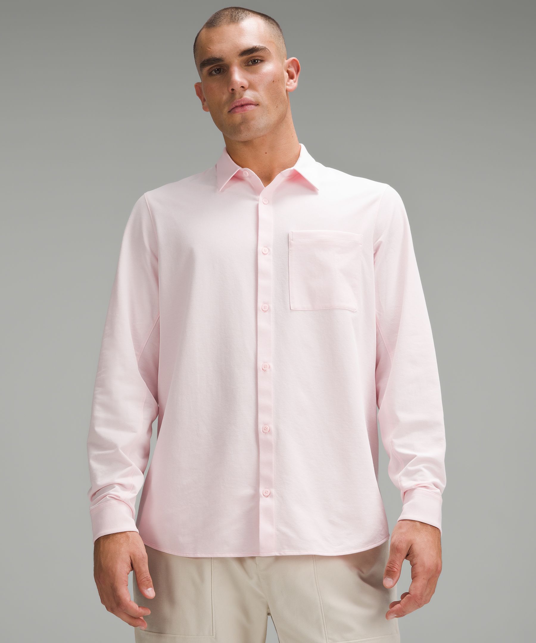 Long sleeve button shop up shirts for men