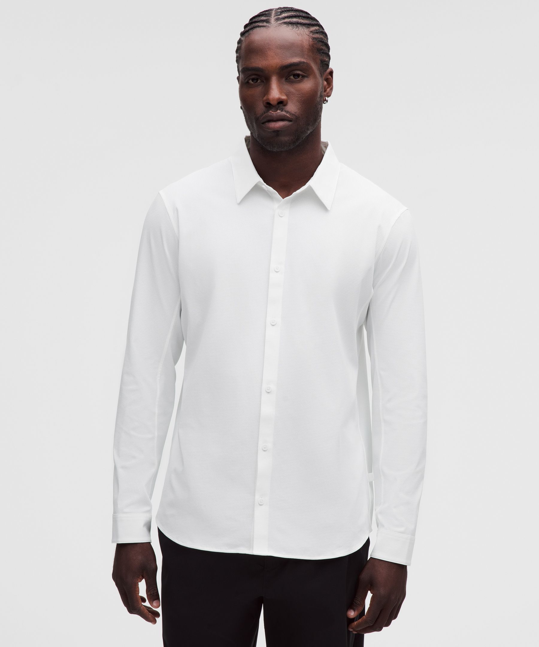 Airing Easy Long-Sleeve Shirt - White