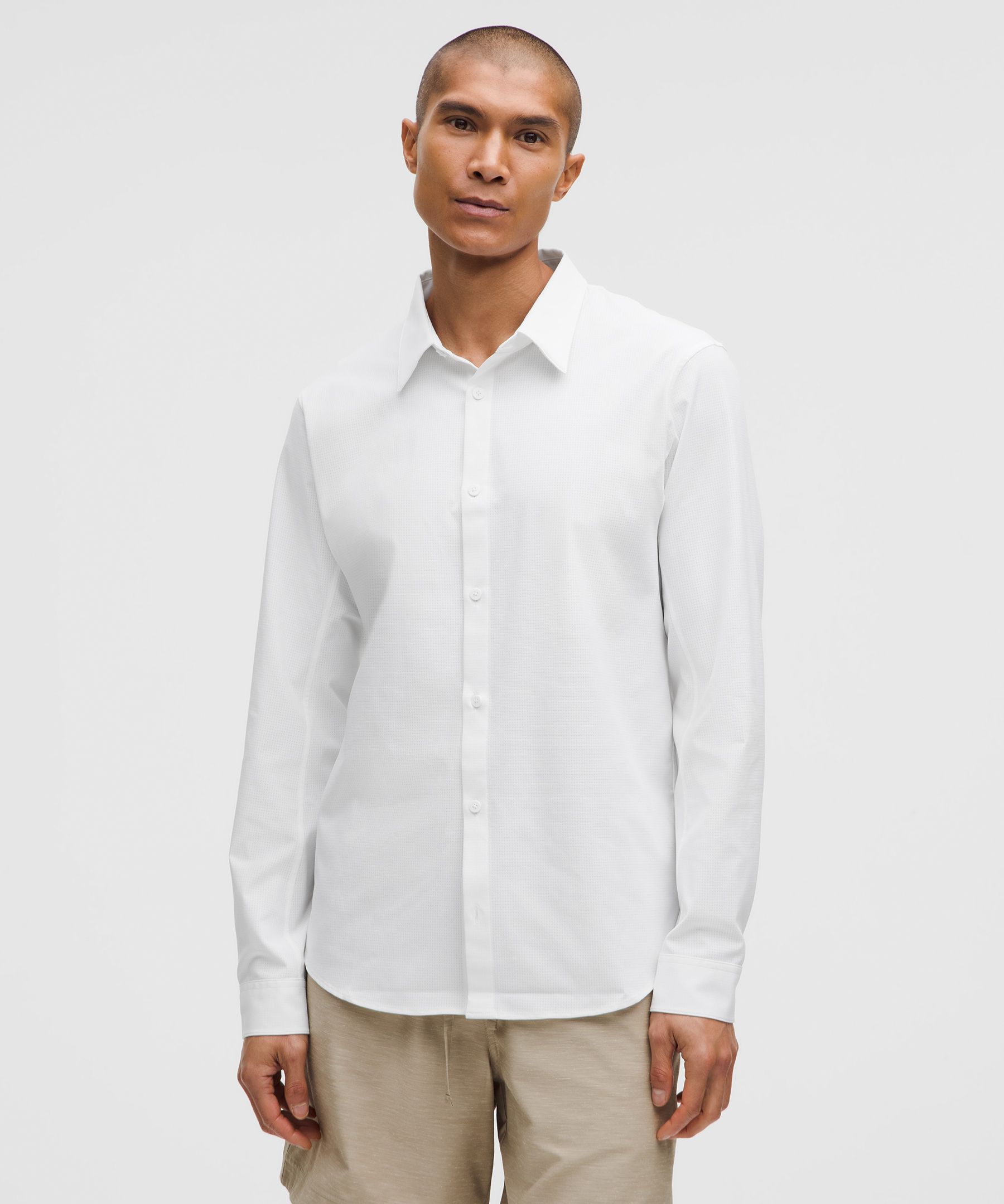 Airing Easy Long-Sleeve Shirt - White