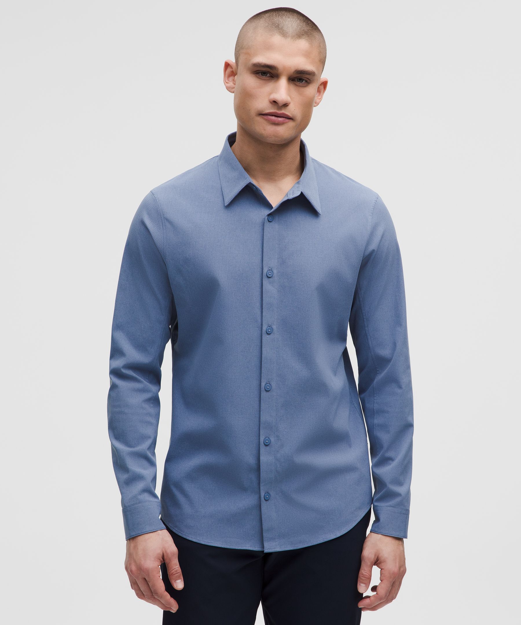 Airing Easy Long-Sleeve Shirt - Blue