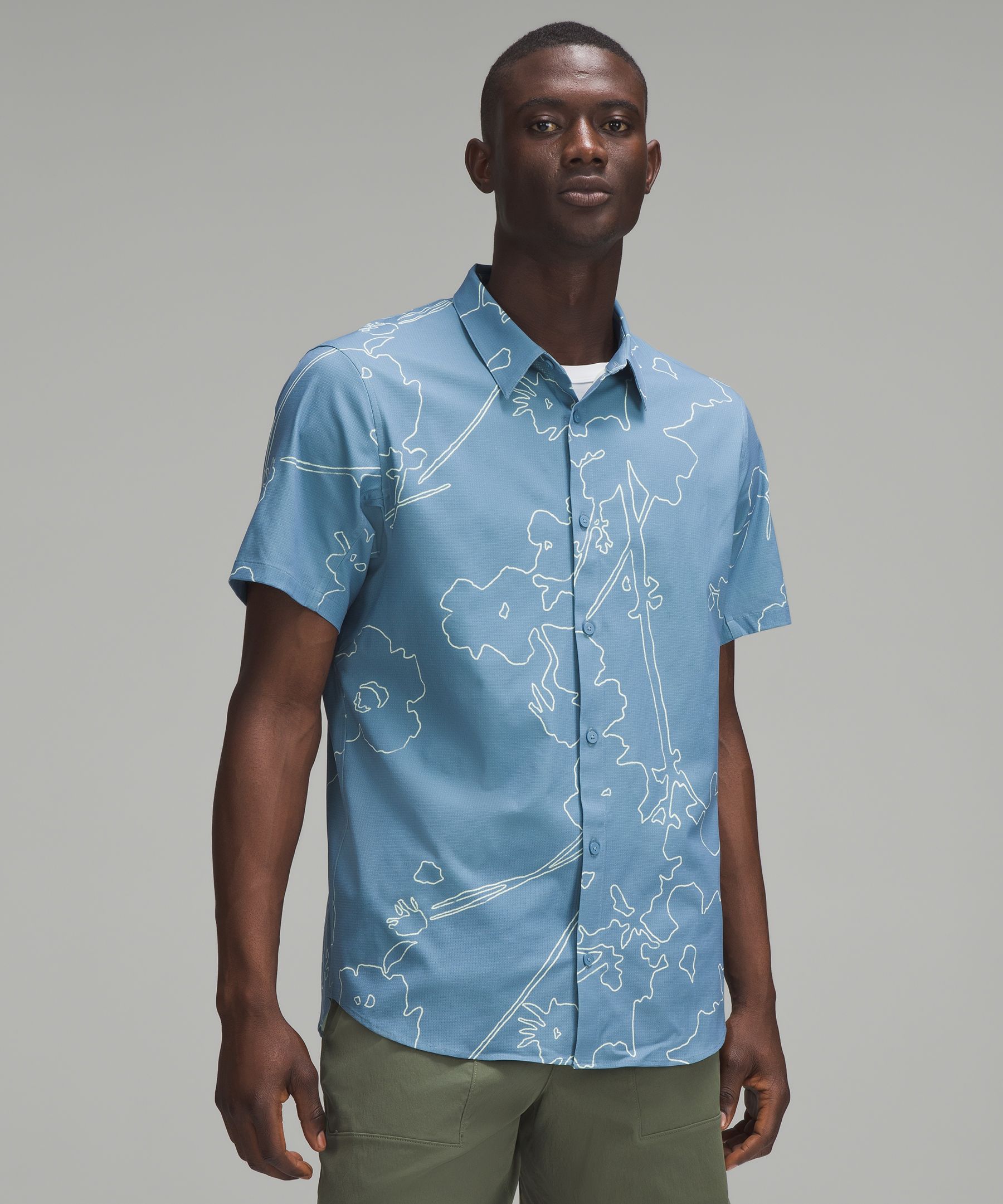 Lululemon Airing Easy Short Sleeve Button-up Shirt