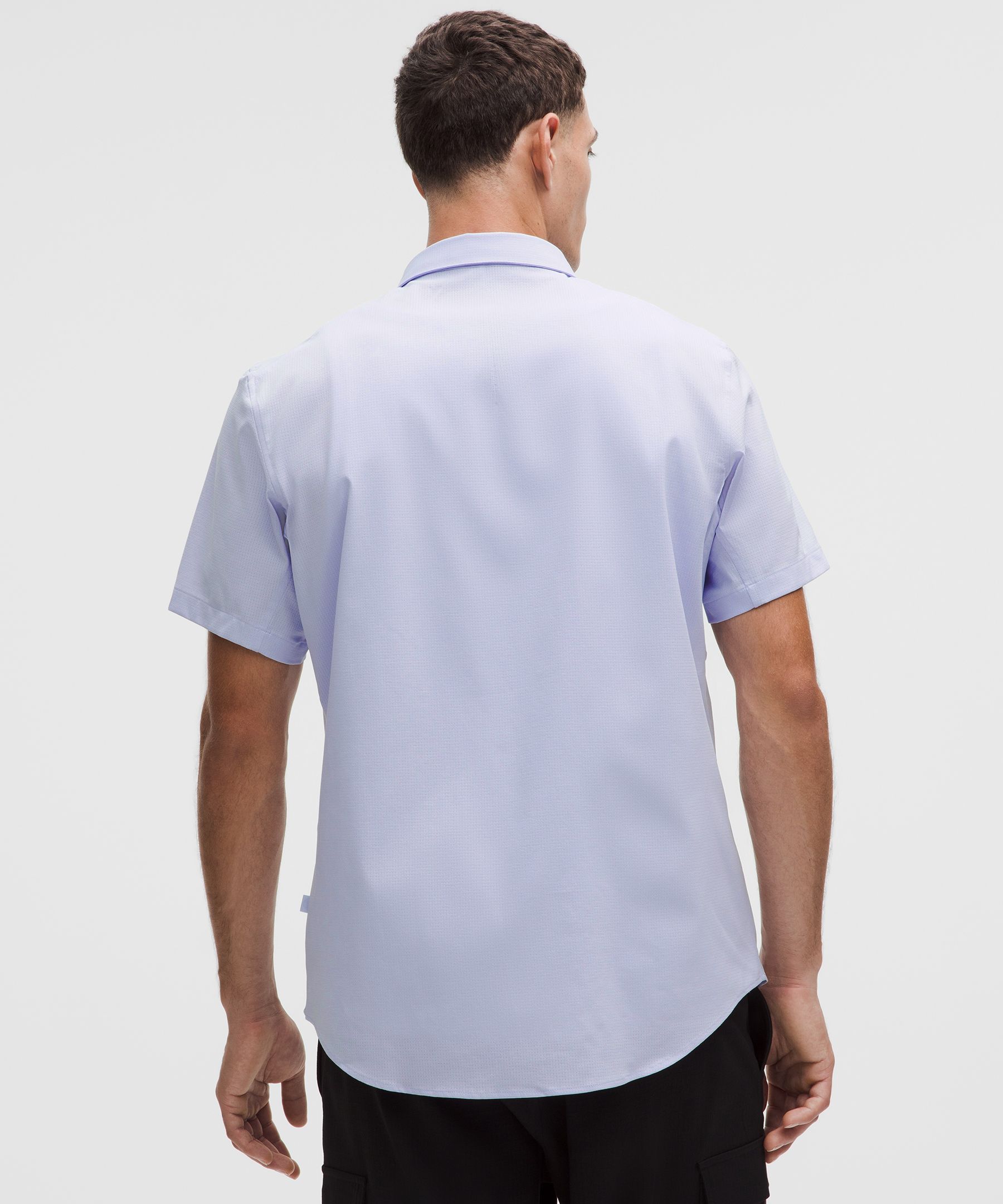Lululemon Airing Easy Short-sleeve Shirt In Blue
