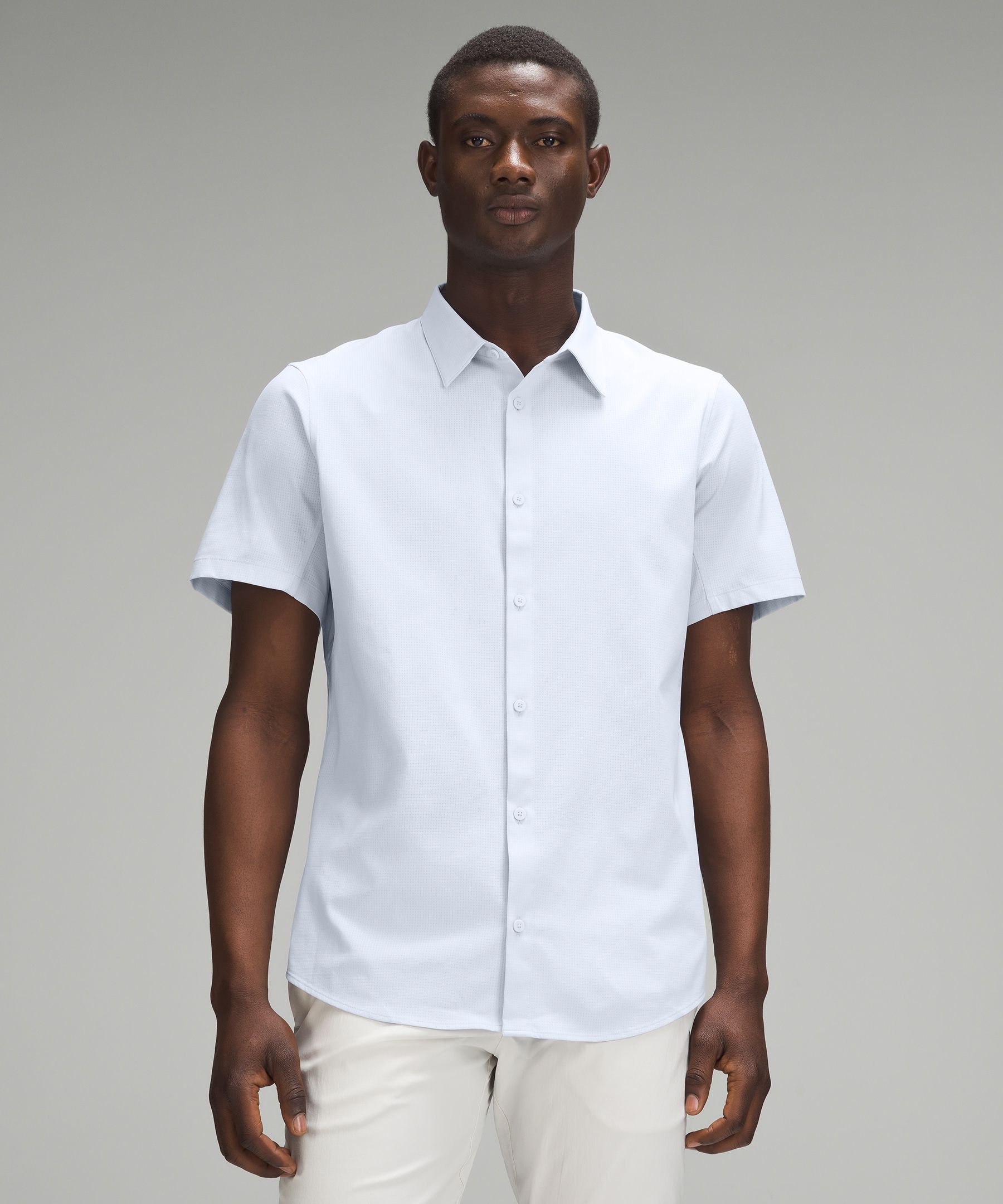 Lululemon Airing Easy Short-sleeve Shirt In White