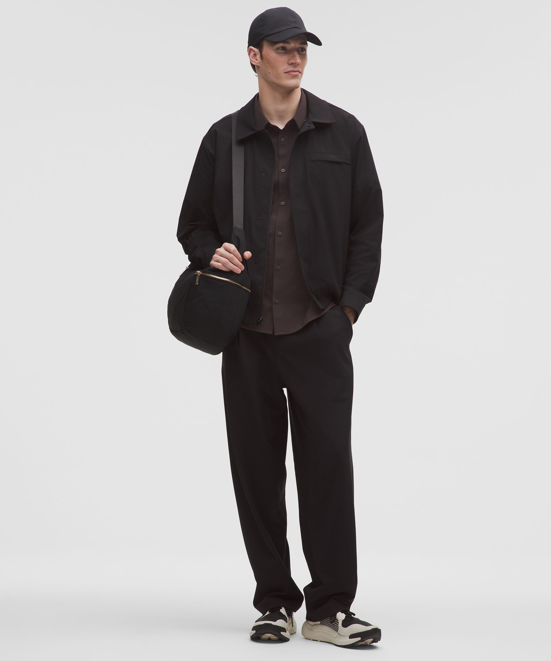 Lululemon Airing Easy Short-sleeve Shirt In Black