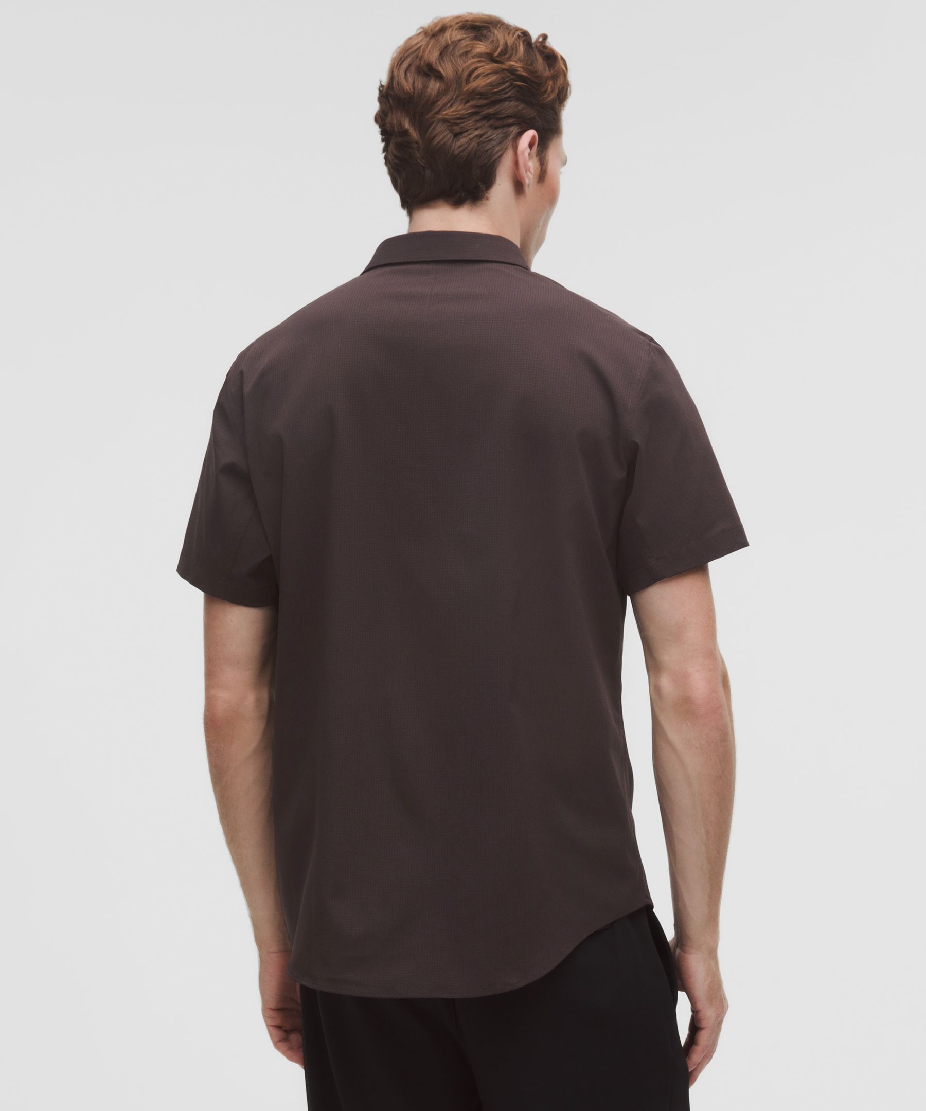 Lululemon Airing Easy Short-sleeve Shirt In Black