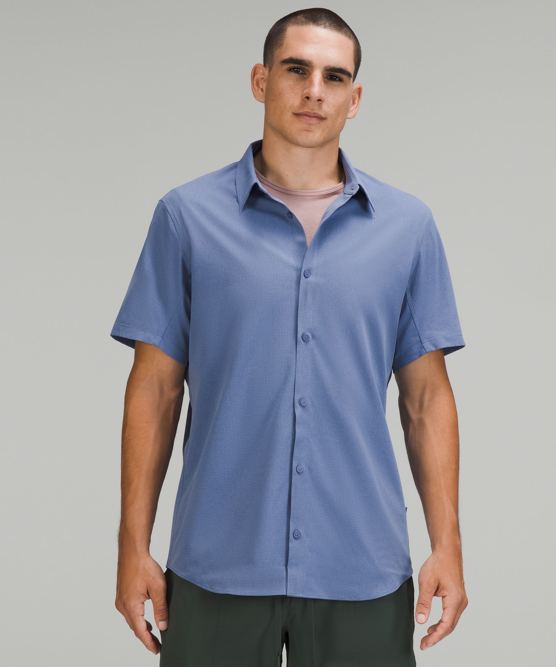 Lululemon Airing Easy Short Sleeve Shirt In Water Drop