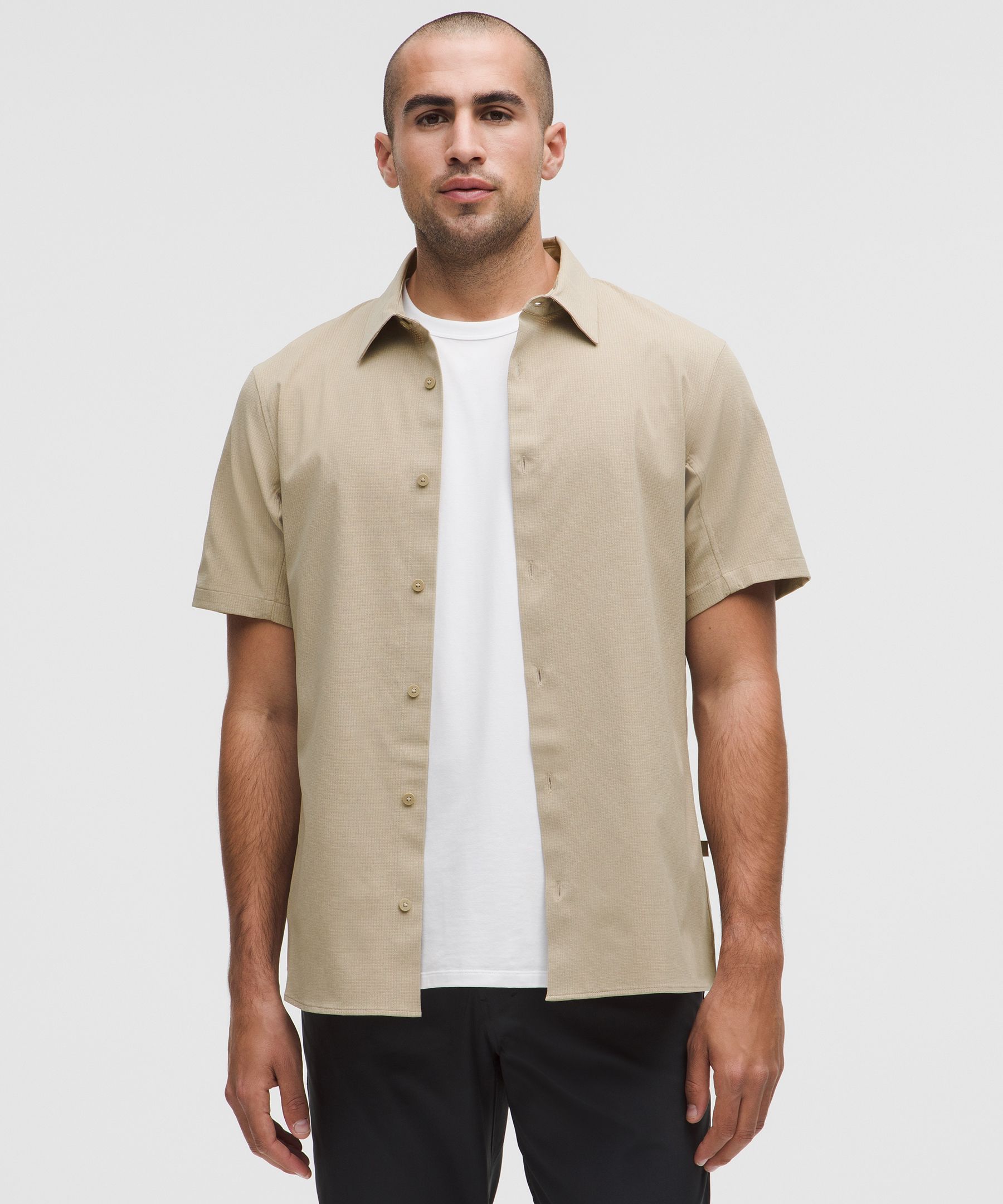 Airing Easy Short-Sleeve Shirt - Brown