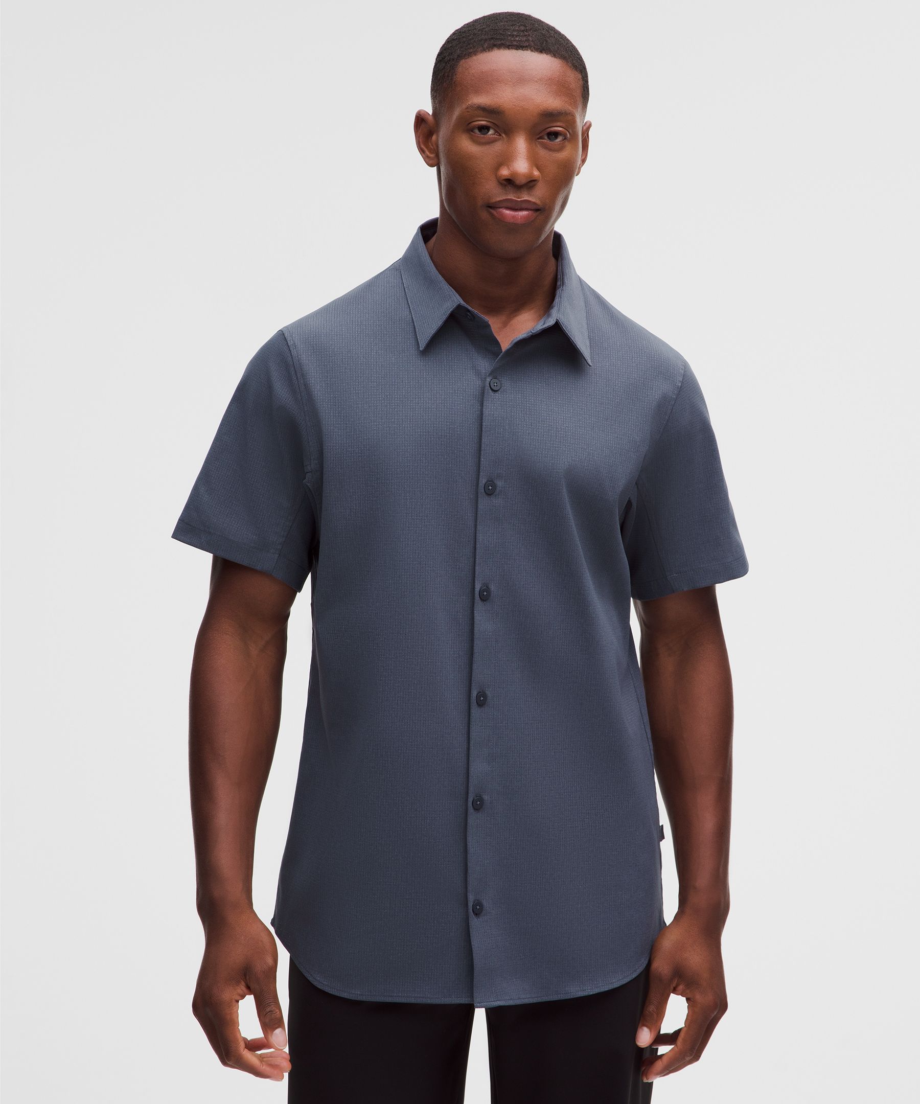 dress shirts for short guys Ash & Erie White Wrinkle Resistant Shirt Men White / 15 / Standard durable cotton blend for easy care thats also wrinkle Airing Easy Short-Sleeve Shirt -