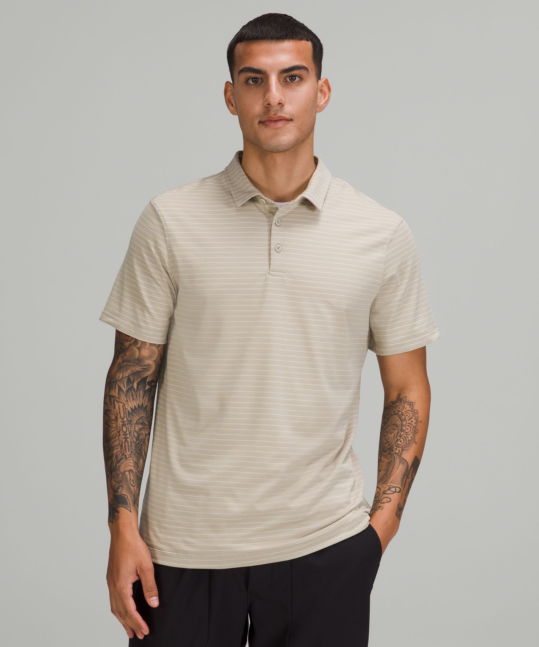 Lululemon Evolution Short Sleeve Polo Shirt In White