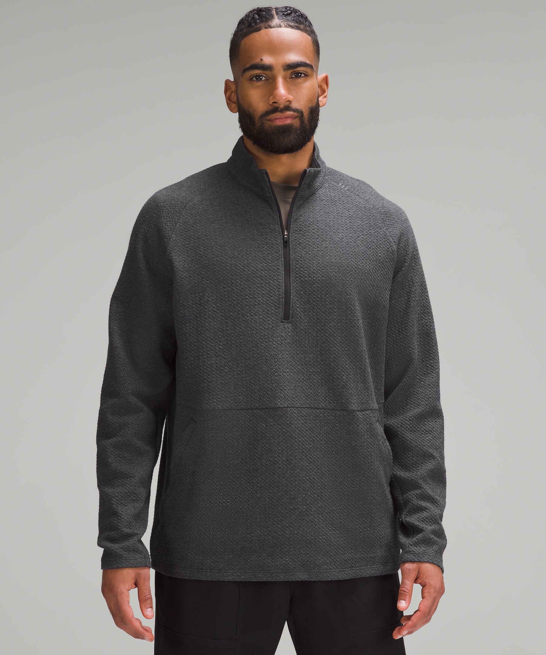 Lululemon At Ease Jogger - Heathered Crest / Black - lulu fanatics